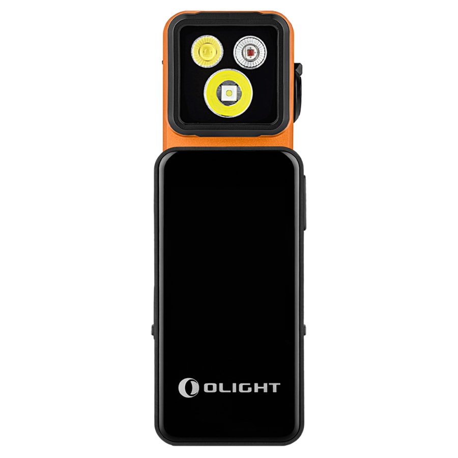 Latarka akumulatorowa Olight Oclip 2 Pro Premium Orange - 530 lumenów