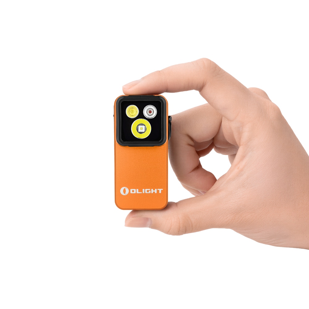 Latarka akumulatorowa Olight Oclip 2 Pro Premium Orange - 530 lumenów