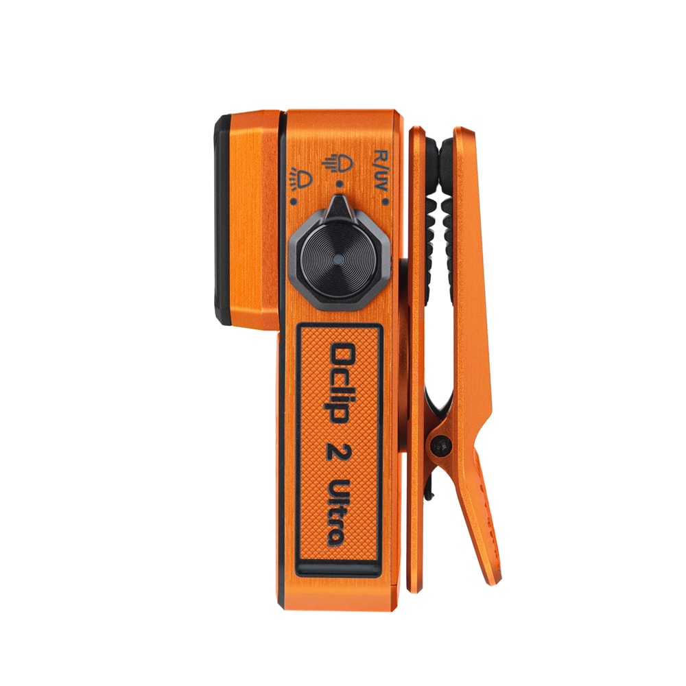 Акумуляторний ліхтар Olight Oclip 2 Ultra Premium Amber Orange - 580 люменів