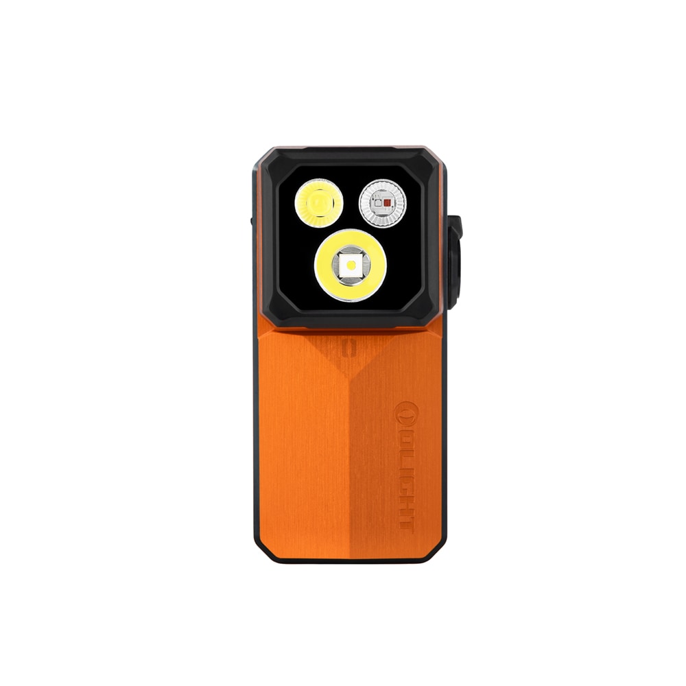 Акумуляторний ліхтар Olight Oclip 2 Ultra Premium Amber Orange - 580 люменів