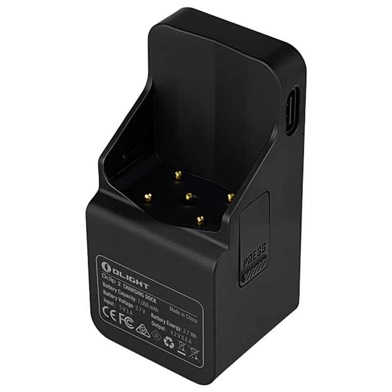 Olight Charging Station for Oclip 2 Flashlights - Black
