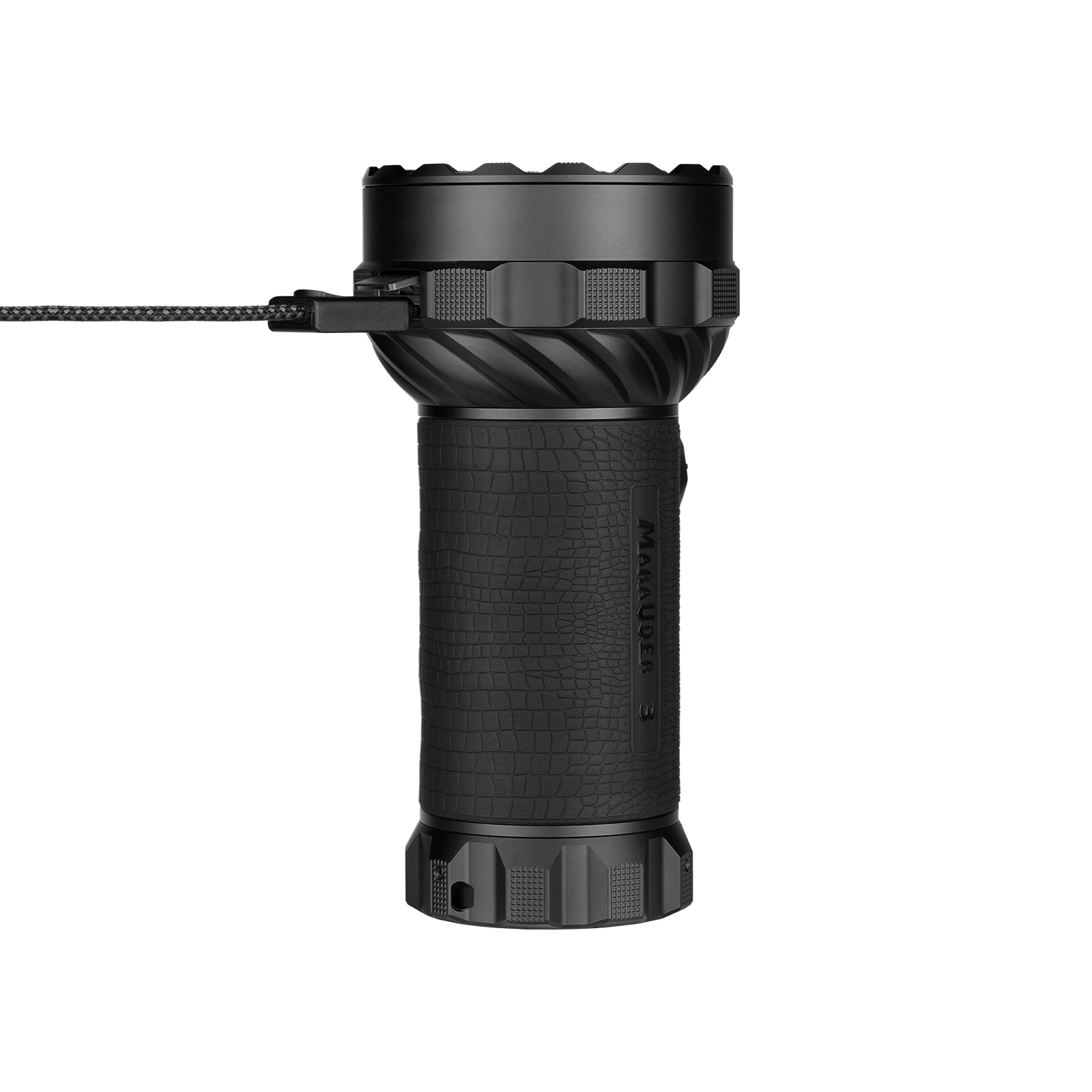 Latarka akumulatorowa Olight Marauder 3 Cool White z funkcją powerbanku Black - 25000 lumenów, zasięg 1050 m