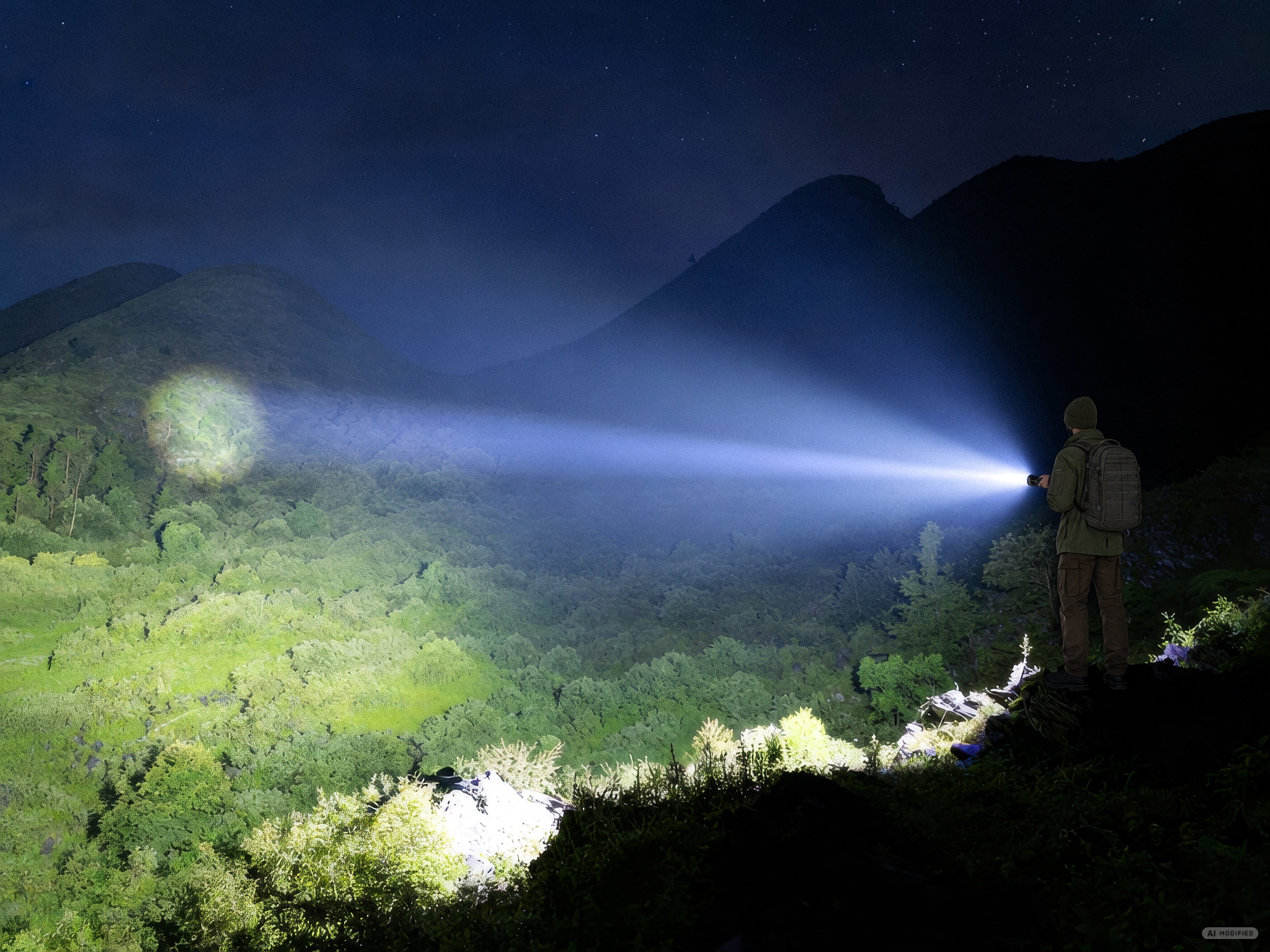 Latarka akumulatorowa Olight Marauder 3 Cool White z funkcją powerbanku Orange - 25000 lumenów, zasięg 1050 m
