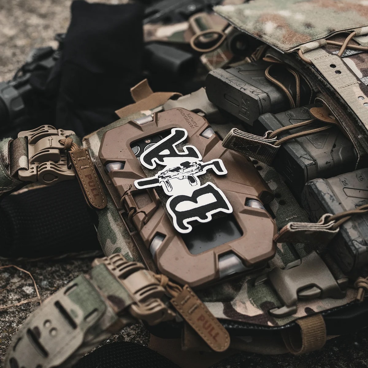 Нашивка Brothers in Arms BIA MP7 Patch - Black
