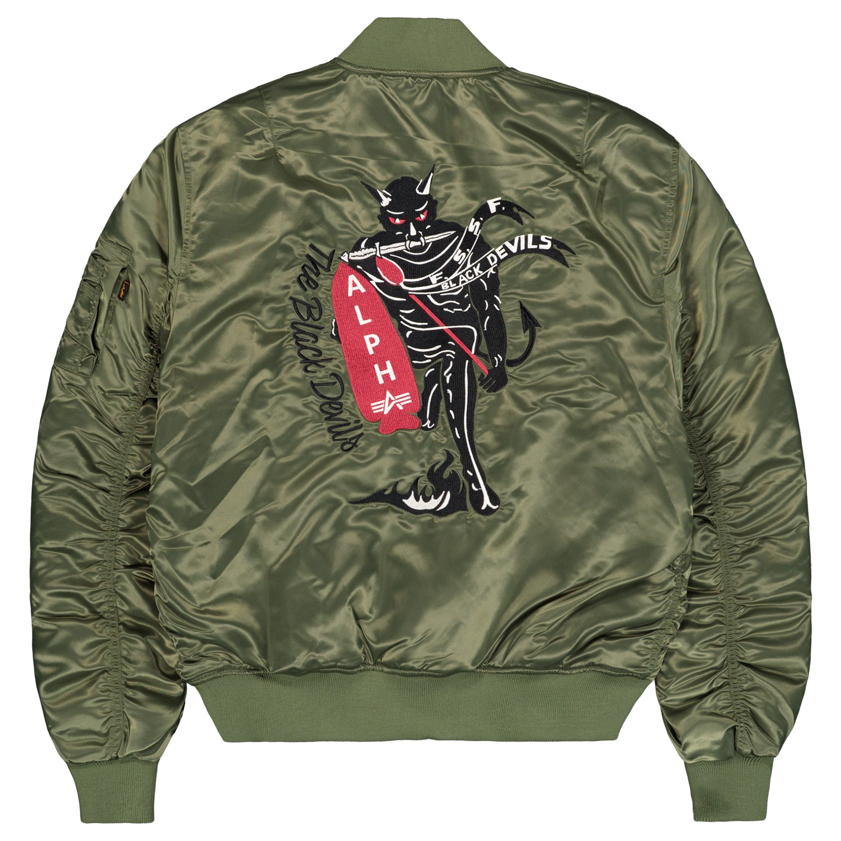 Alpha Industries MA-1 Devils Brigade Jacket - Sage Green