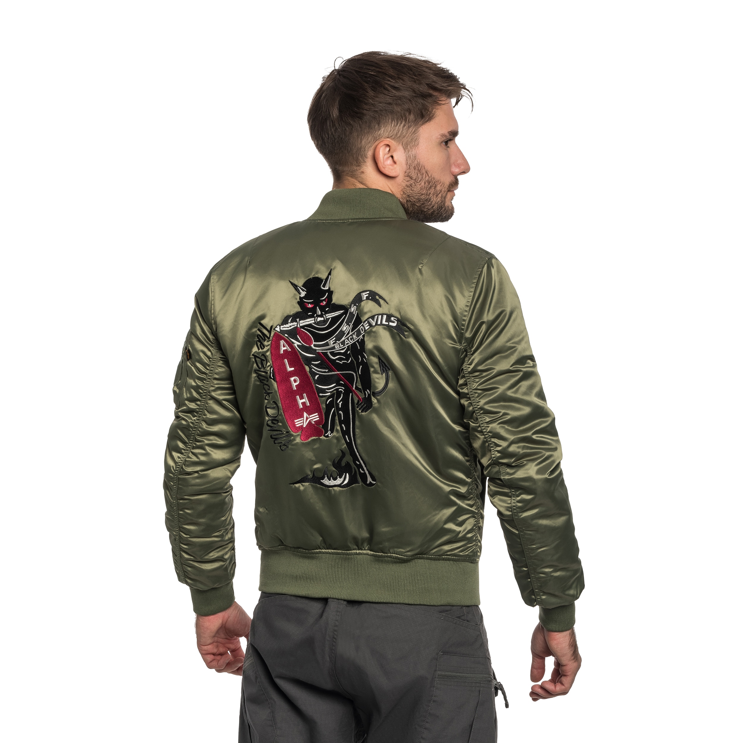 Kurtka Alpha Industries MA-1 Devils Brigade - Sage Green