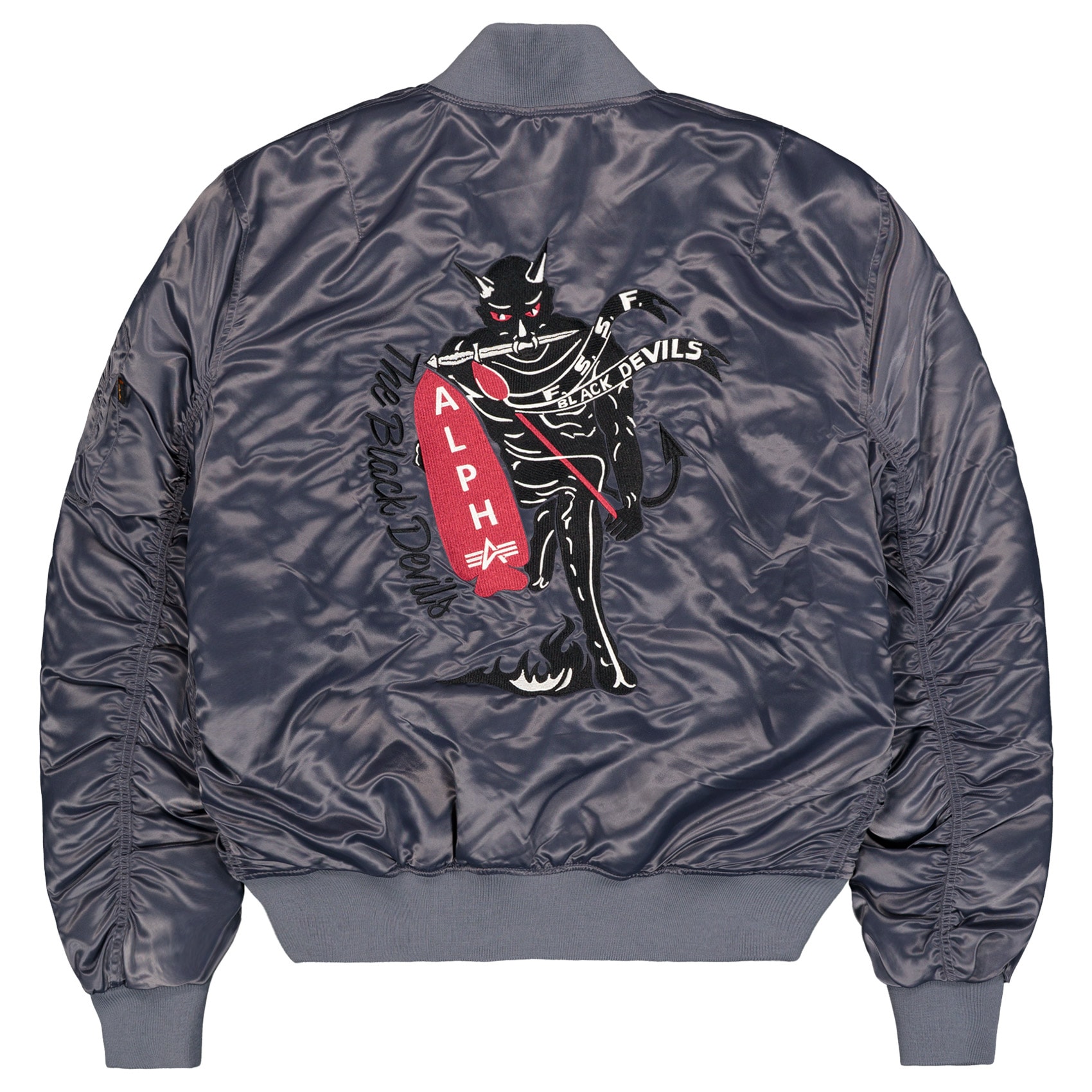 Alpha Industries MA-1 Devils Brigade Jacket - Iron Grey