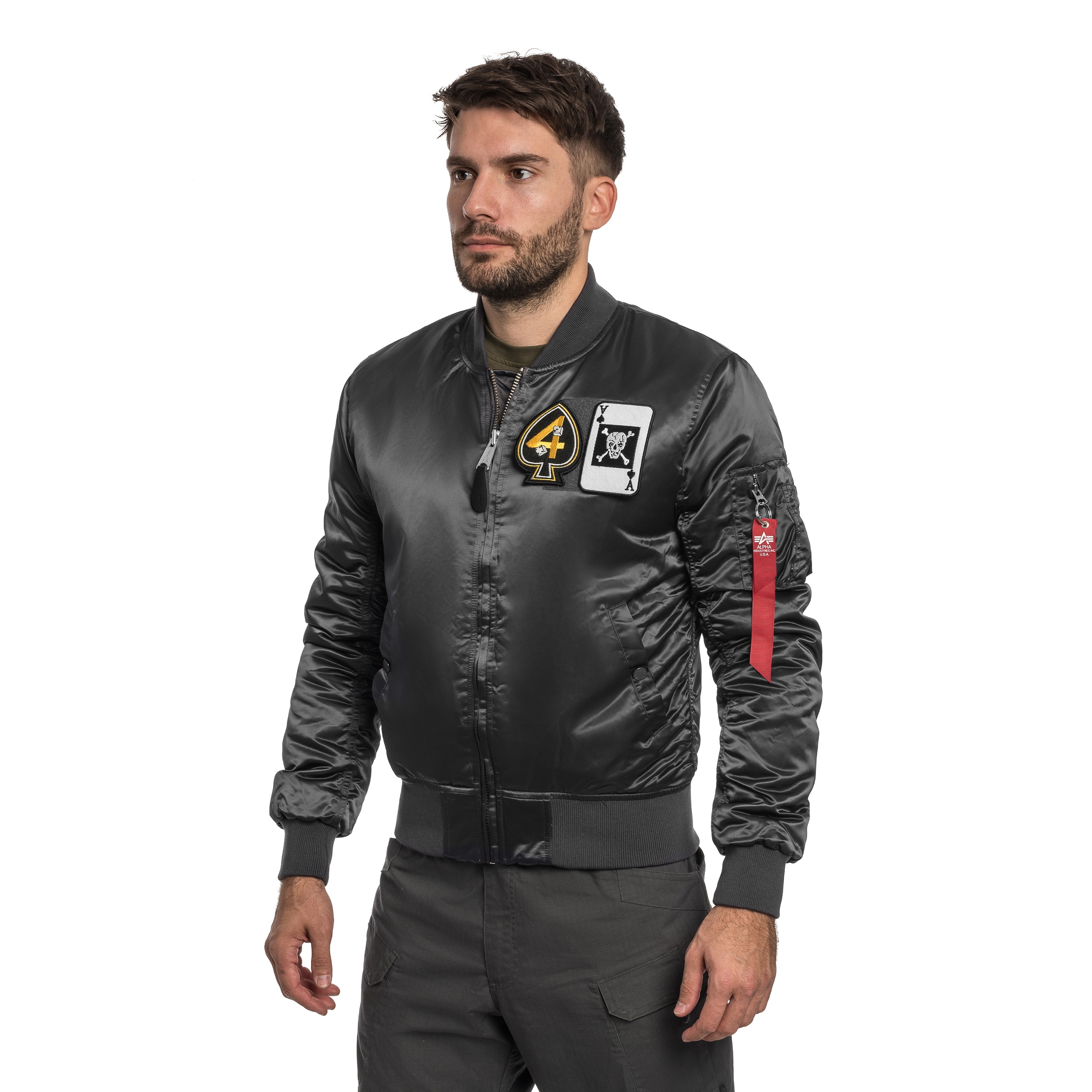 Kurtka Alpha Industries MA-1 Devils Brigade - Iron Grey