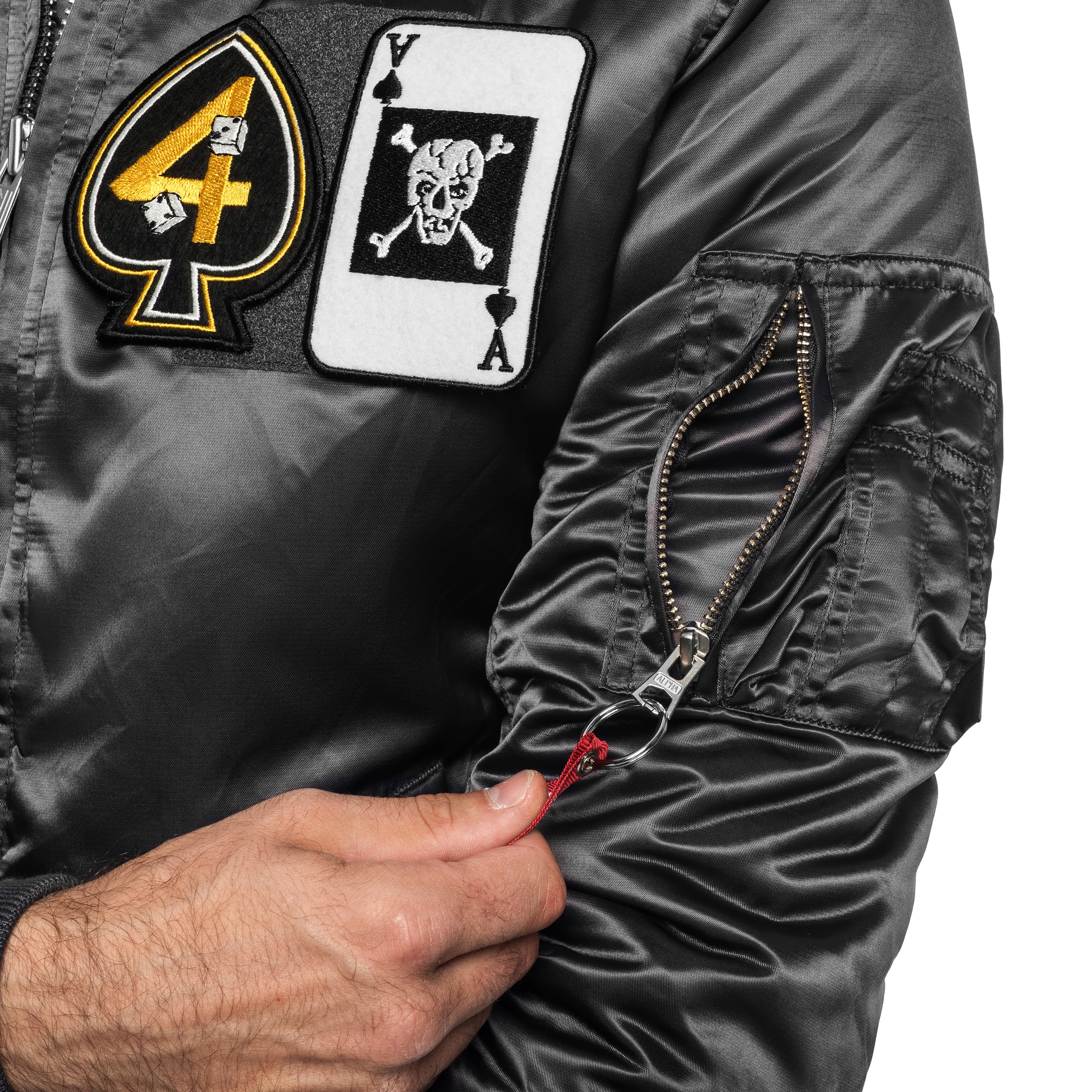 Kurtka Alpha Industries MA-1 Devils Brigade - Iron Grey