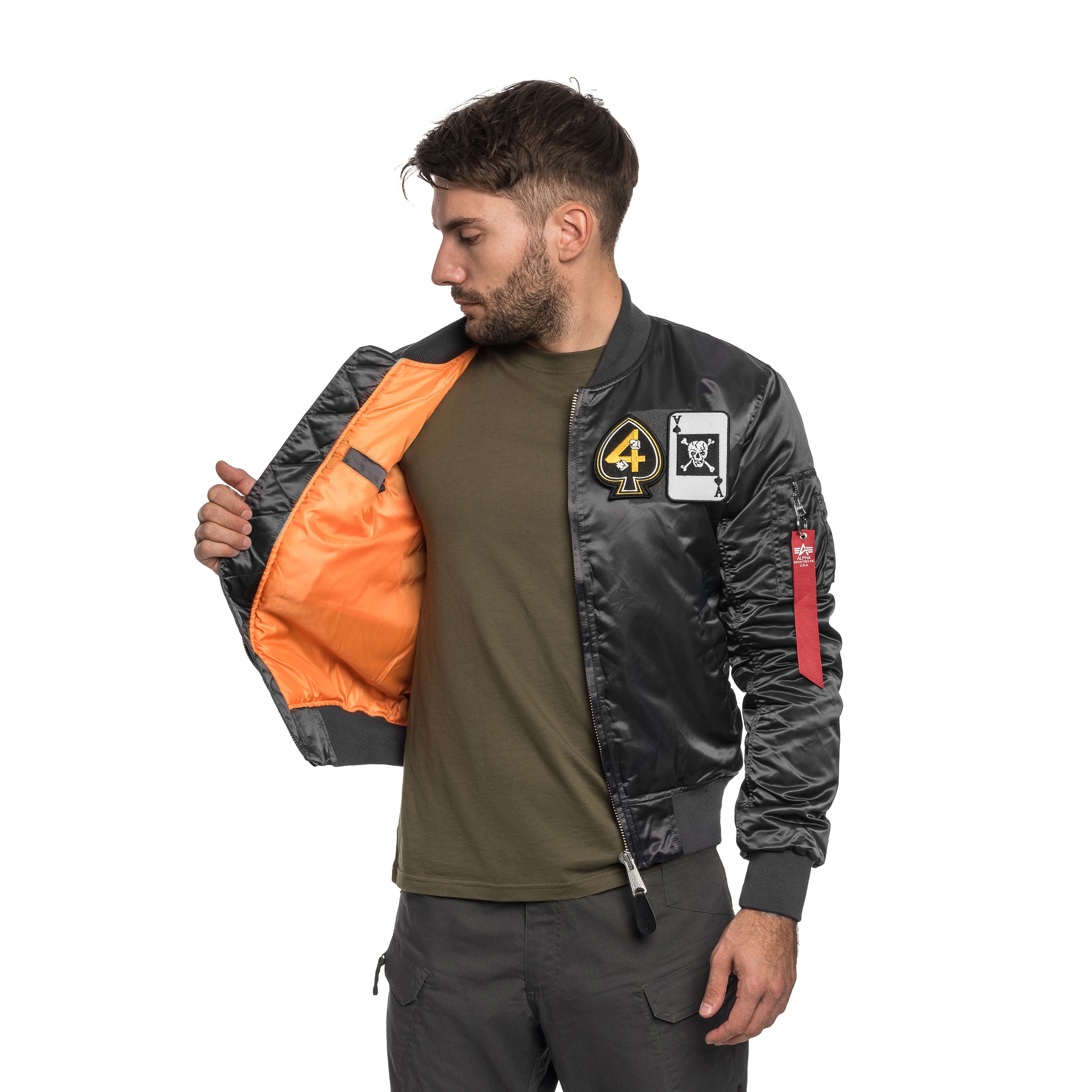 Kurtka Alpha Industries MA-1 Devils Brigade - Iron Grey