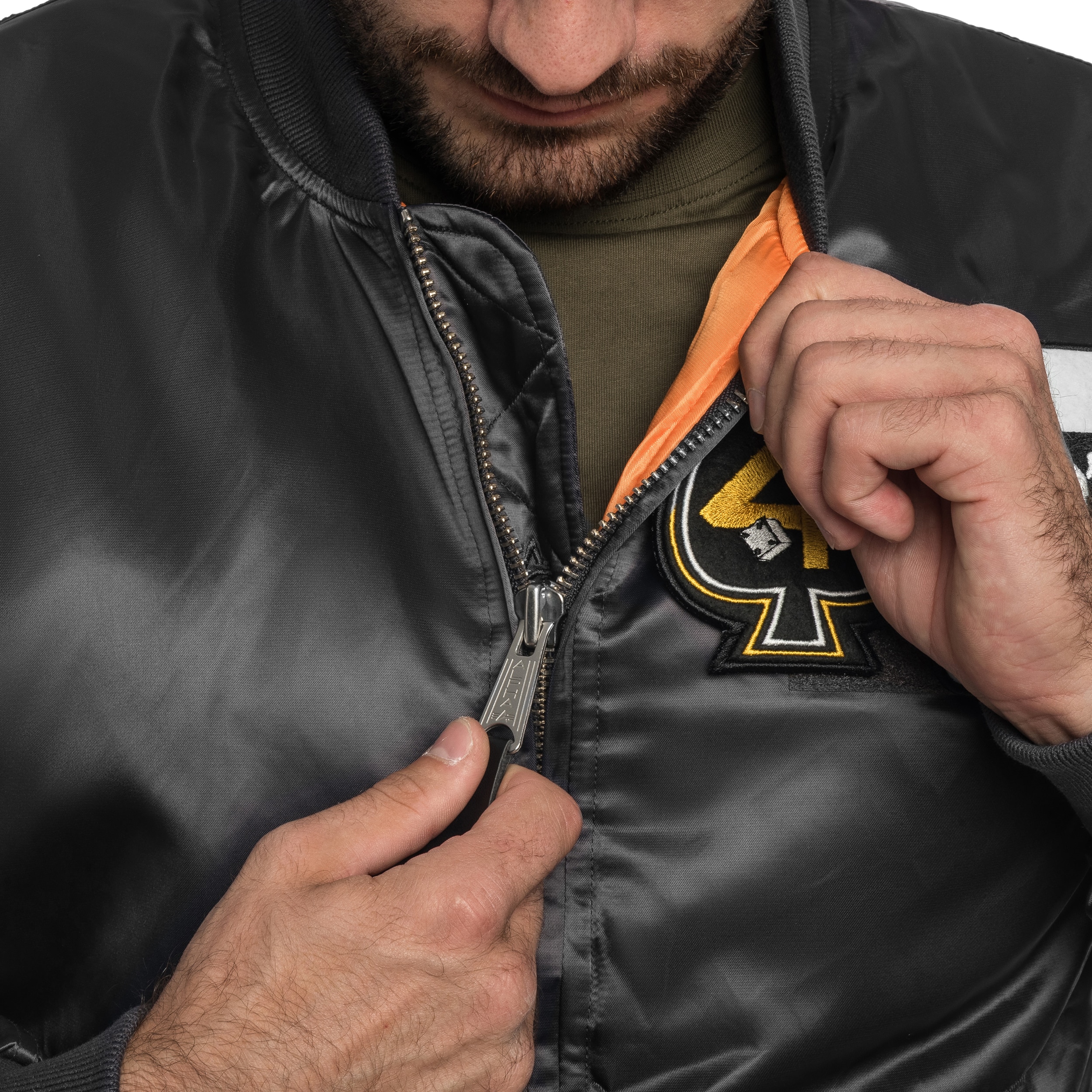 Kurtka Alpha Industries MA-1 Devils Brigade - Iron Grey