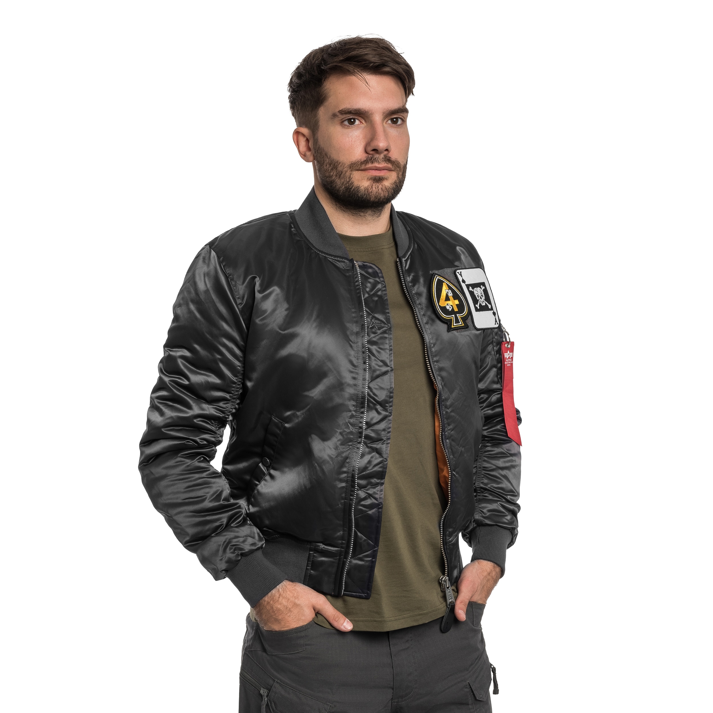 Kurtka Alpha Industries MA-1 Devils Brigade - Iron Grey