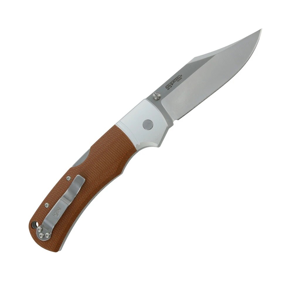 Cold Steel Mackinac Hunter Folding Knife AUS-10A - Brown