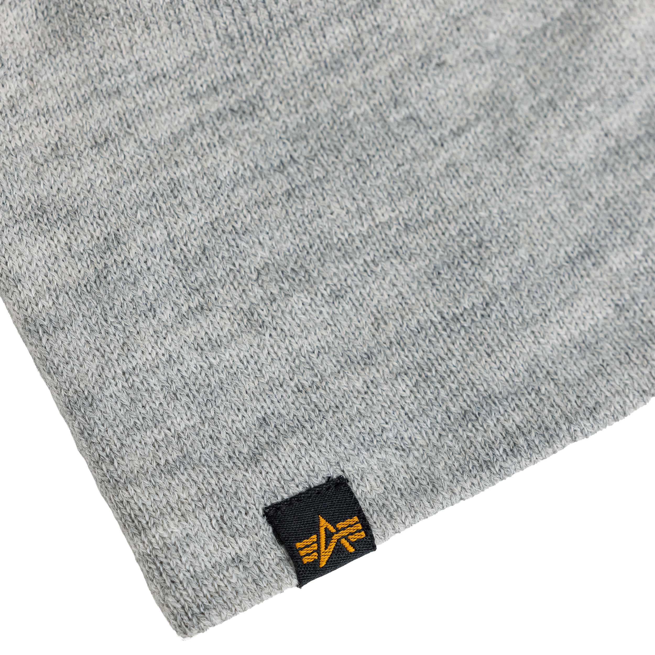 Шапка Alpha Industries Cone Beanie - Grey Heather