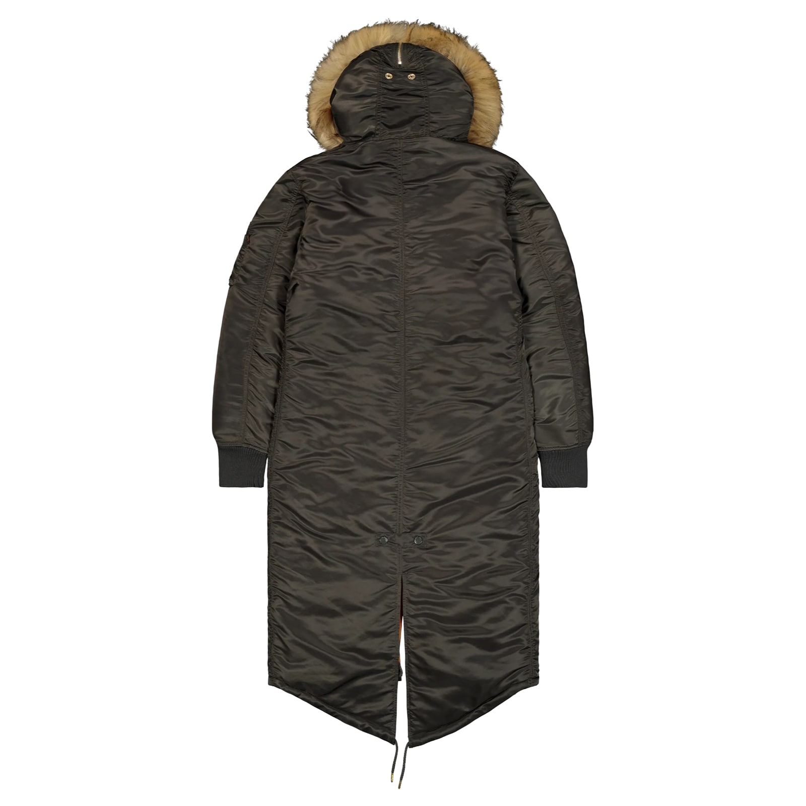 Kurtka damska Alpha Industries Long Fishtail - Black/Olive