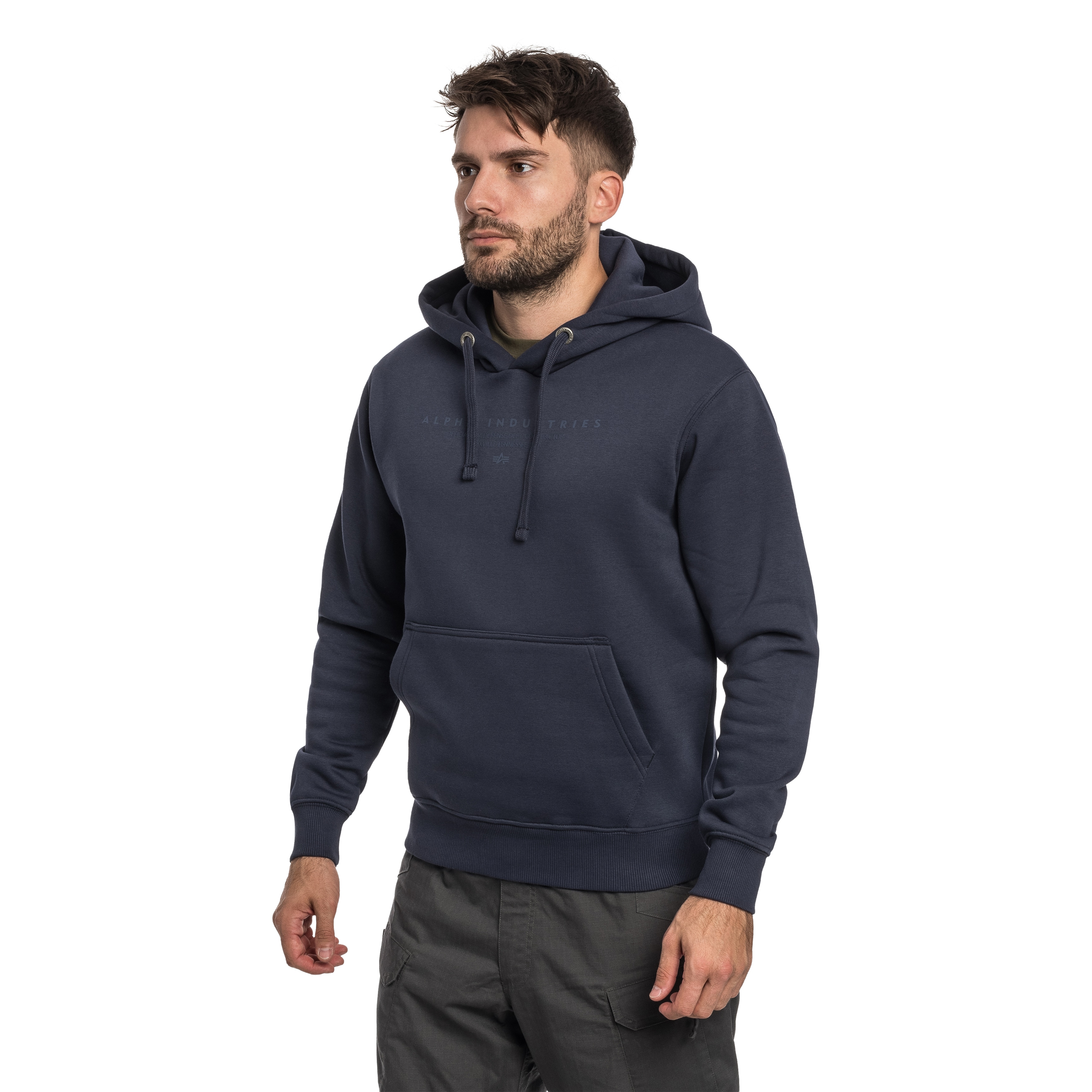 Alpha Industries Dye To Match Contractor Hoody - Ultra Navy