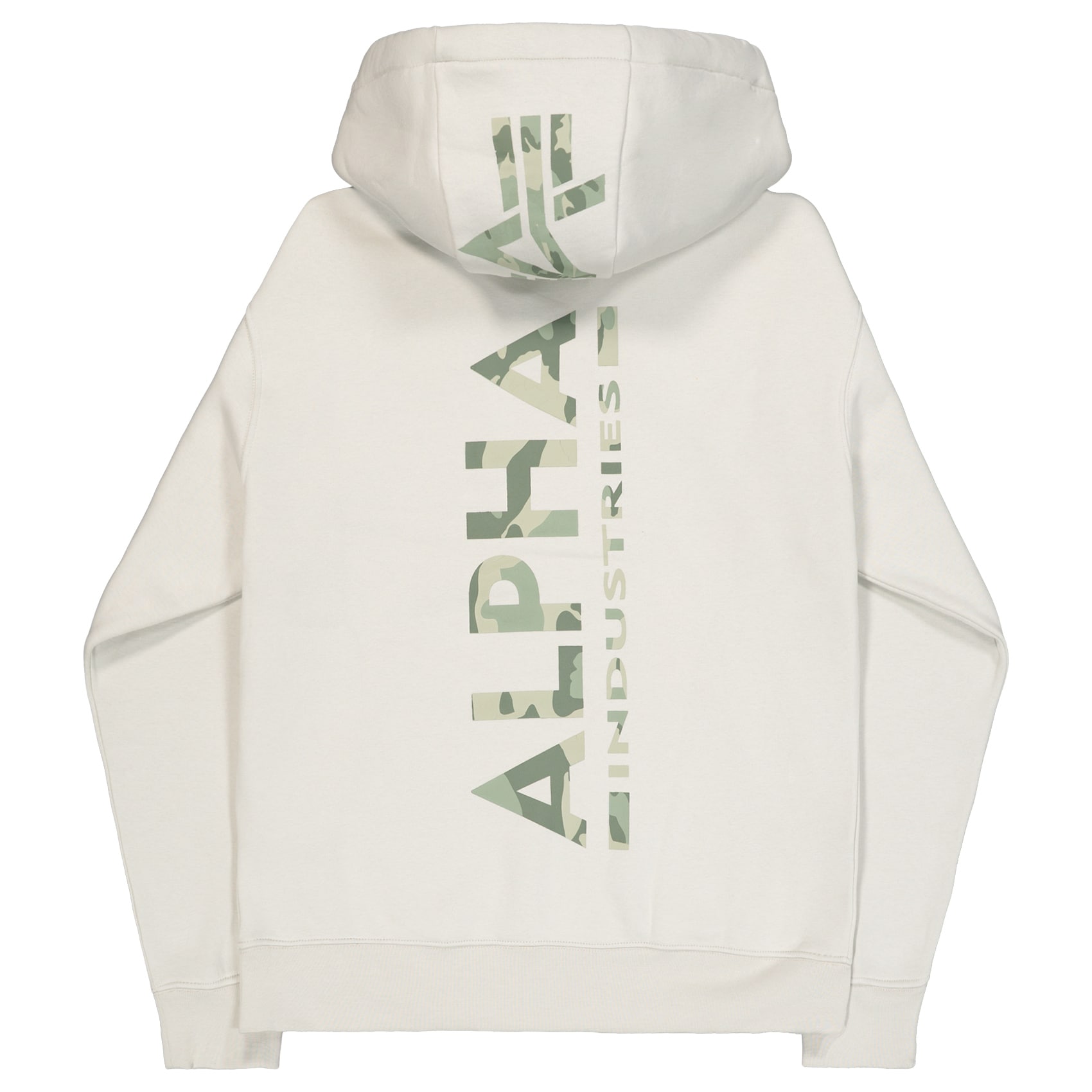 Худі Alpha Industries Backprint Camo Print - Stone