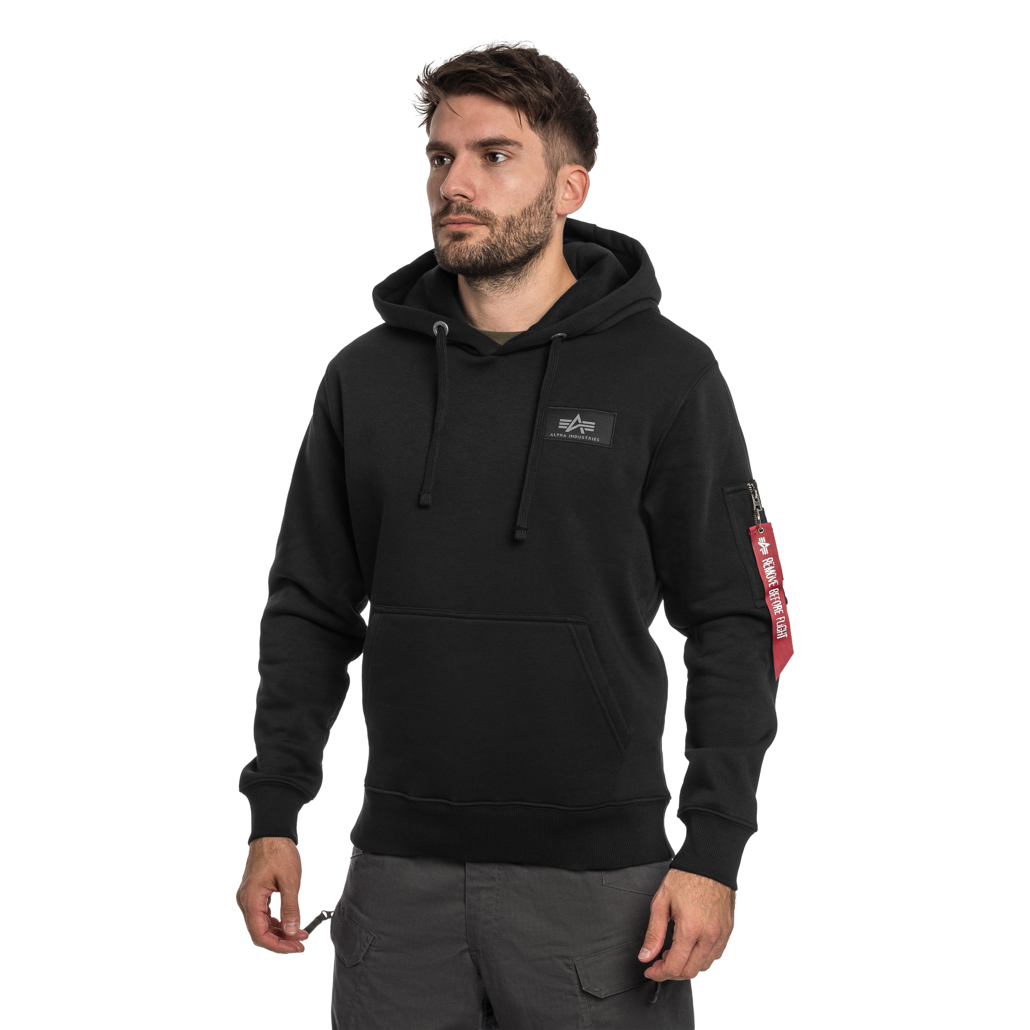 Світшот Alpha Industries Backprint Mirror Camo - Black