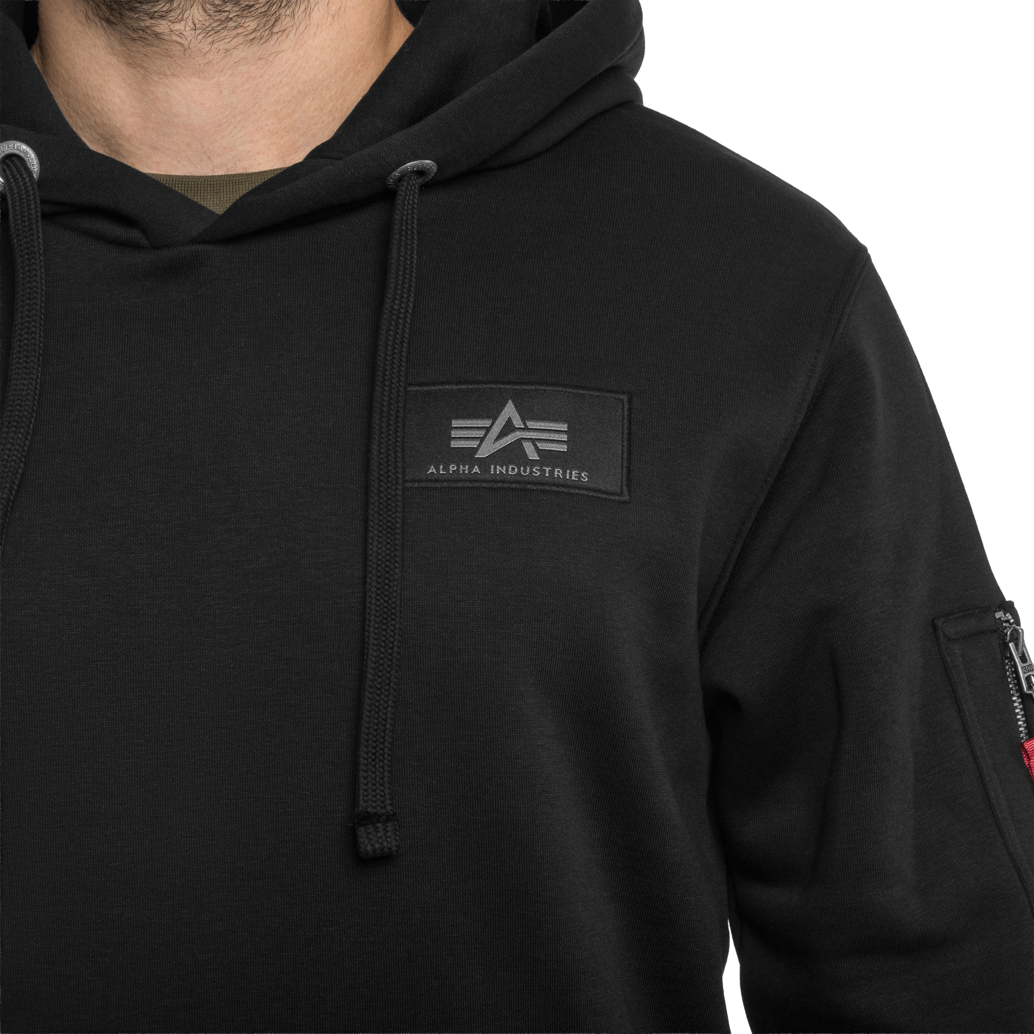 Світшот Alpha Industries Backprint Mirror Camo - Black