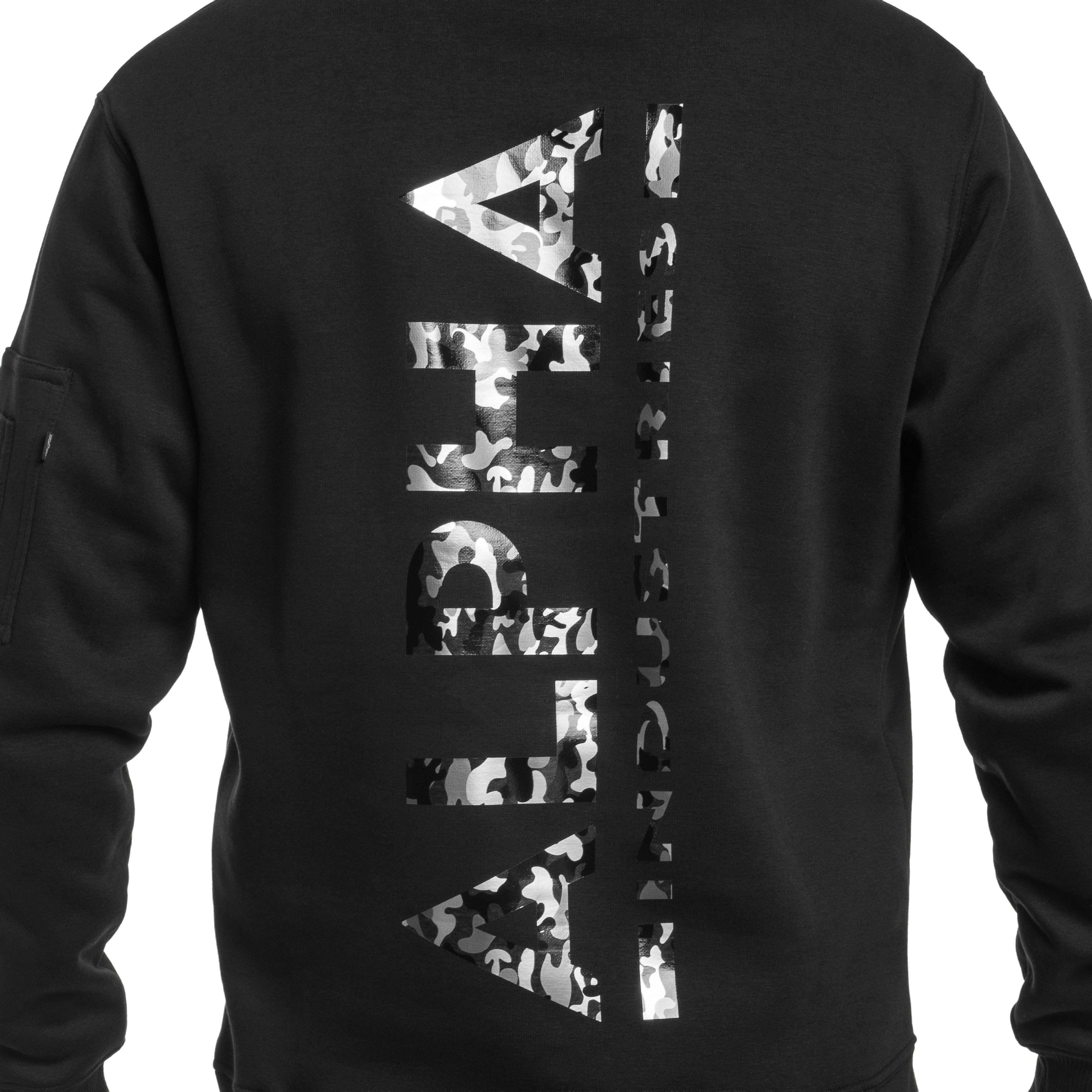 Світшот Alpha Industries Backprint Mirror Camo - Black