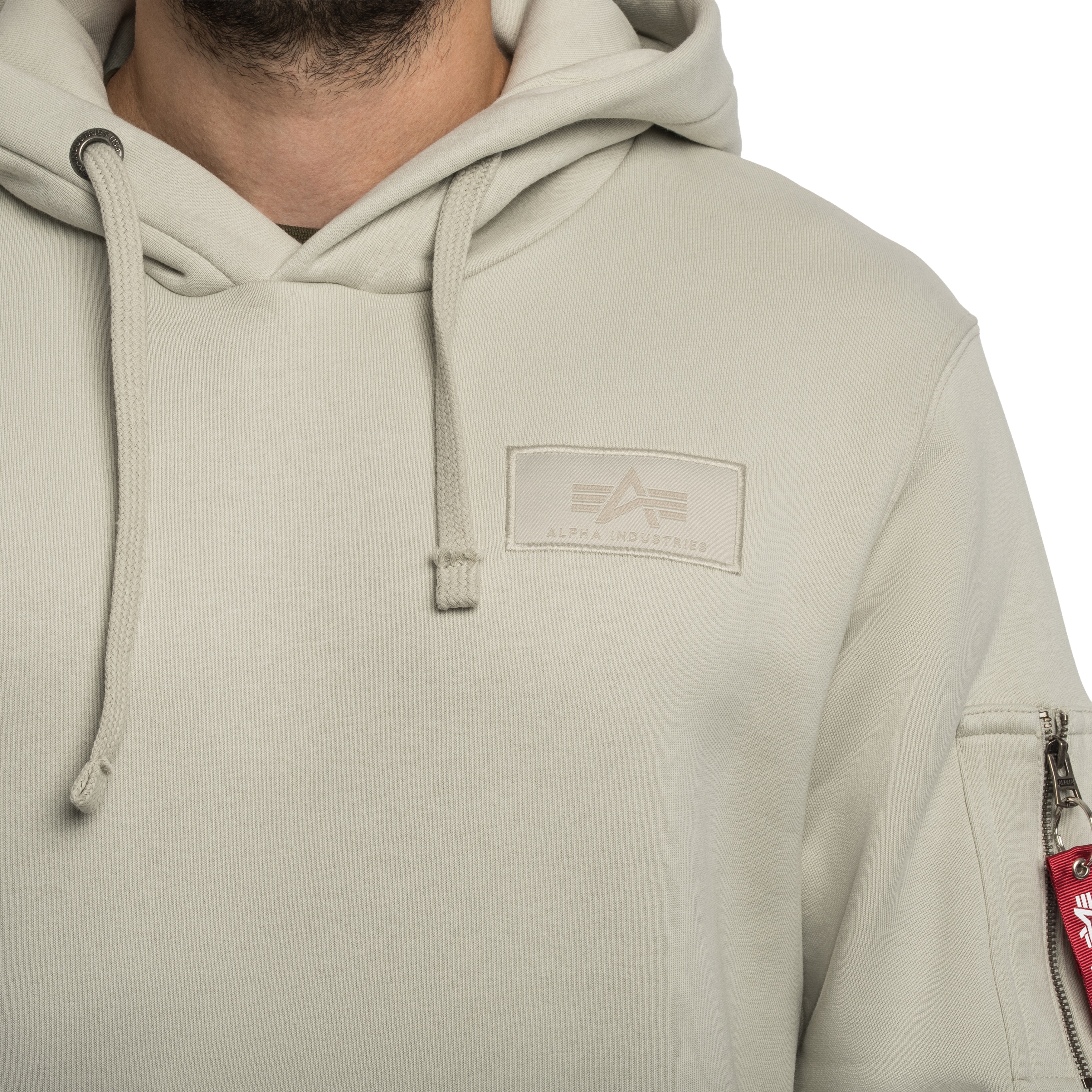 Bluza Alpha Industries Backprint Mirror Camo - Stone