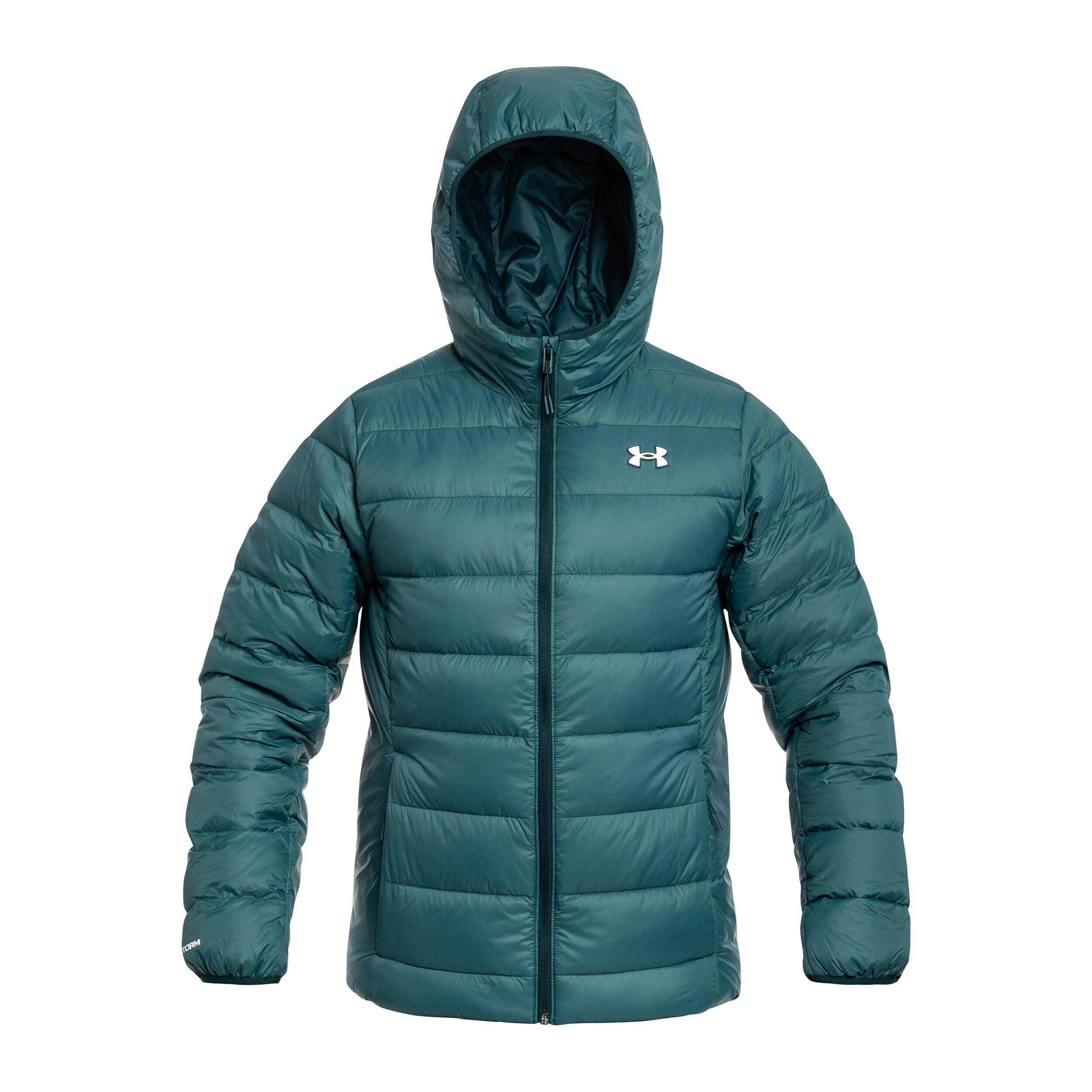 Kurtka Under Armour Legend Down Hooded - Arden Green/White