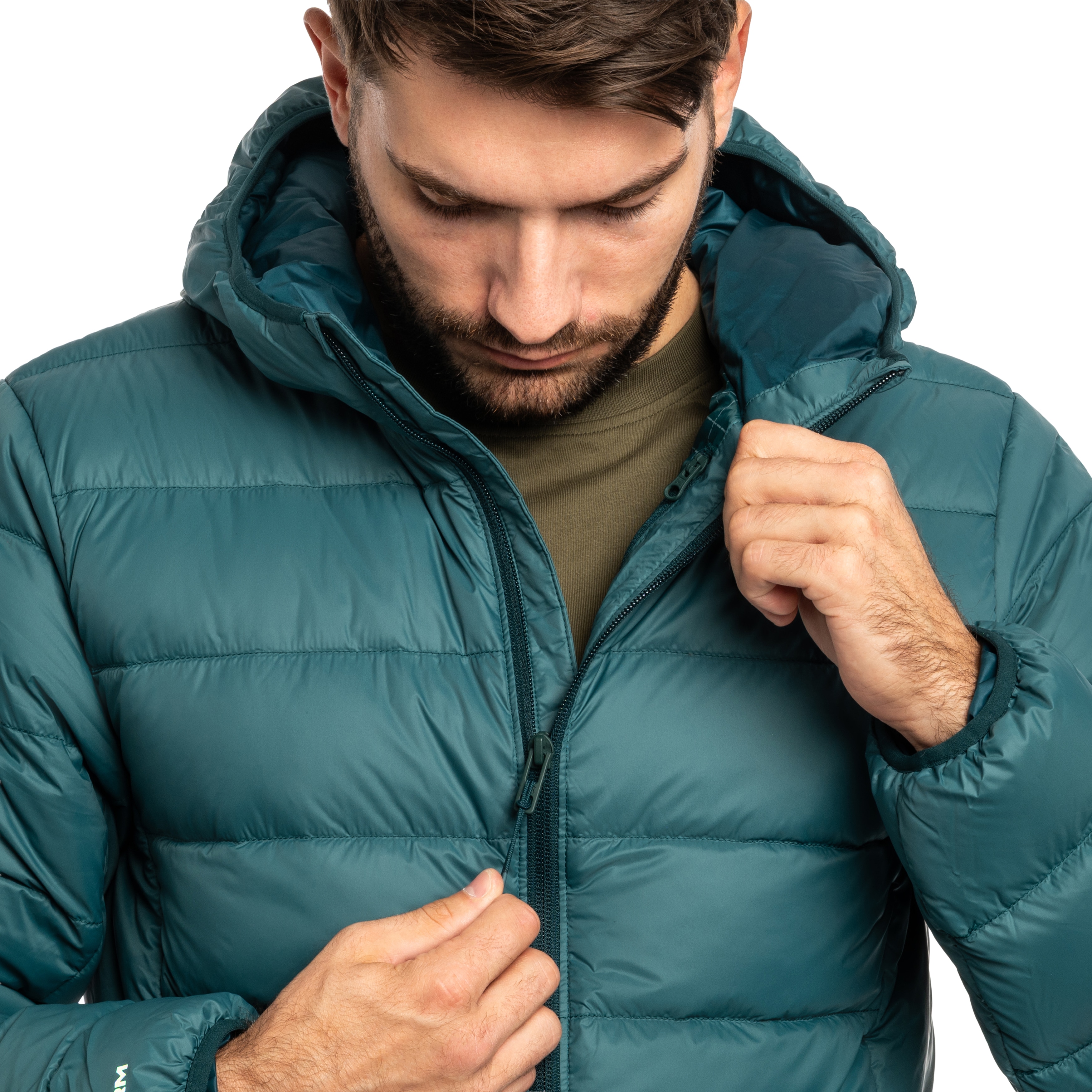 Kurtka Under Armour Legend Down Hooded - Arden Green/White