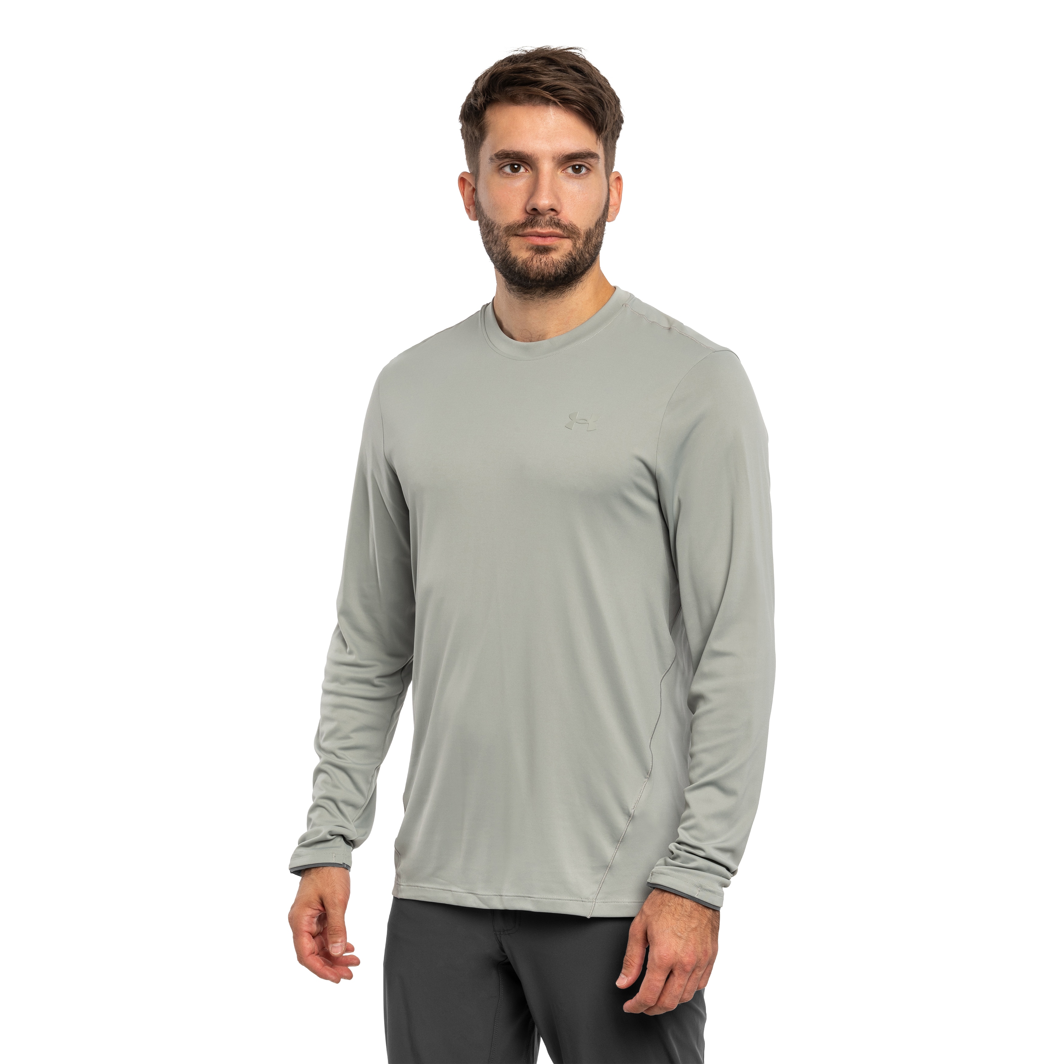 Koszulka Under Armour Explor Iso-Chill UPF Long Sleeve - Titanium
