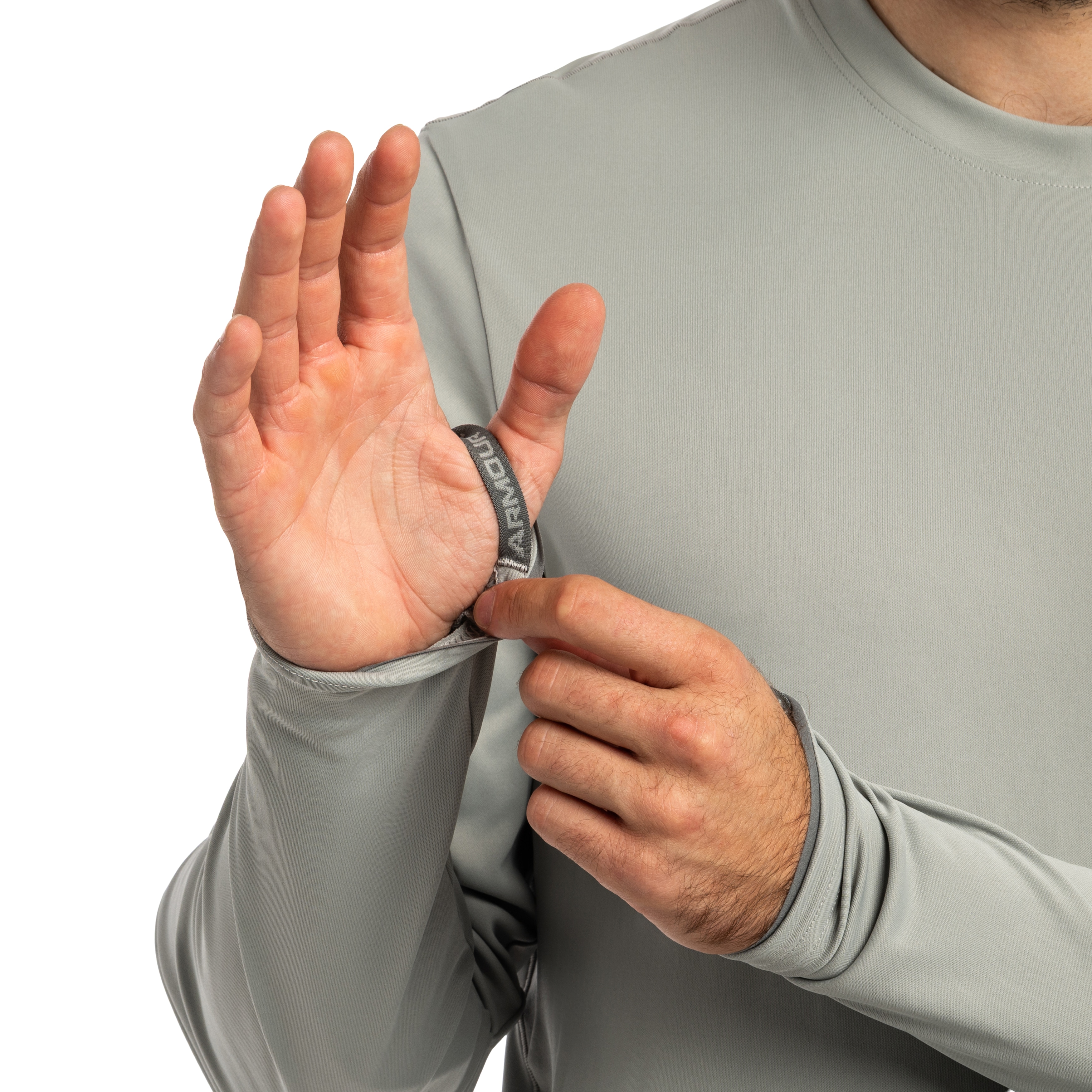 Koszulka Under Armour Explor Iso-Chill UPF Long Sleeve - Titanium