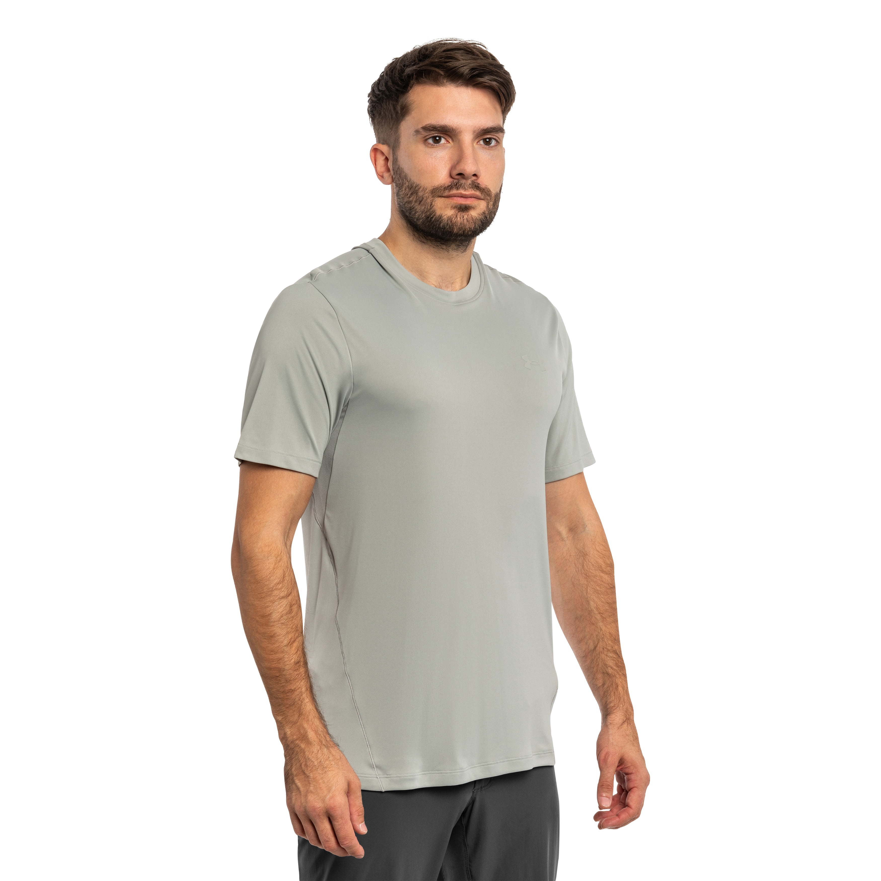Koszulka T-shirt Under Armour Explor Iso-Chill UPF Short Sleeve - Titanium