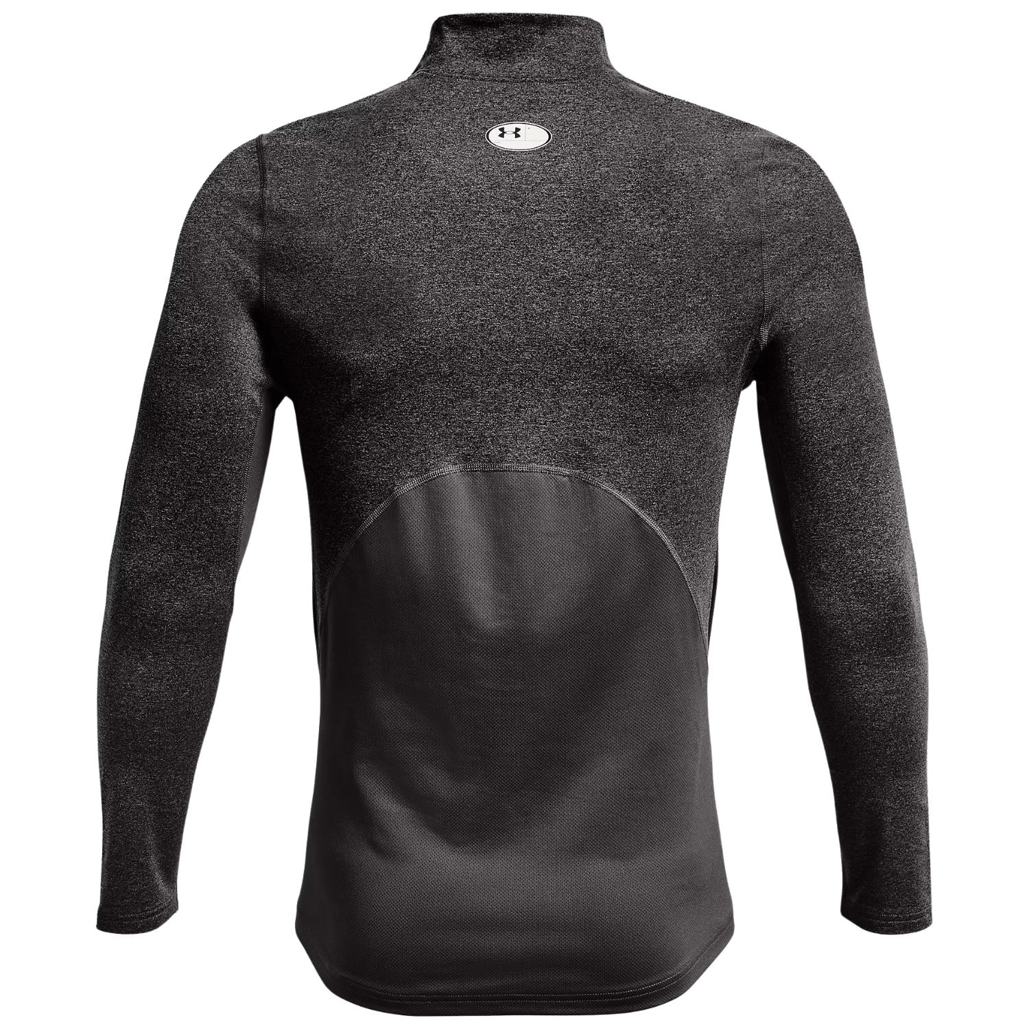 Koszulka termoaktywna Under Armour ColdGear Fitted - Charcoal Light Heather/Black