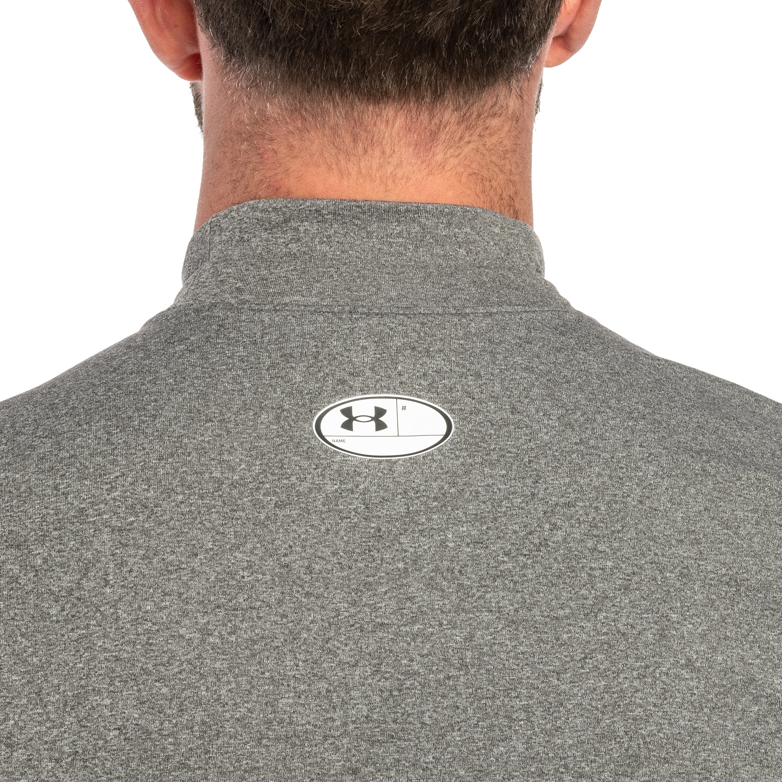 Koszulka termoaktywna Under Armour ColdGear Fitted - Charcoal Light Heather/Black