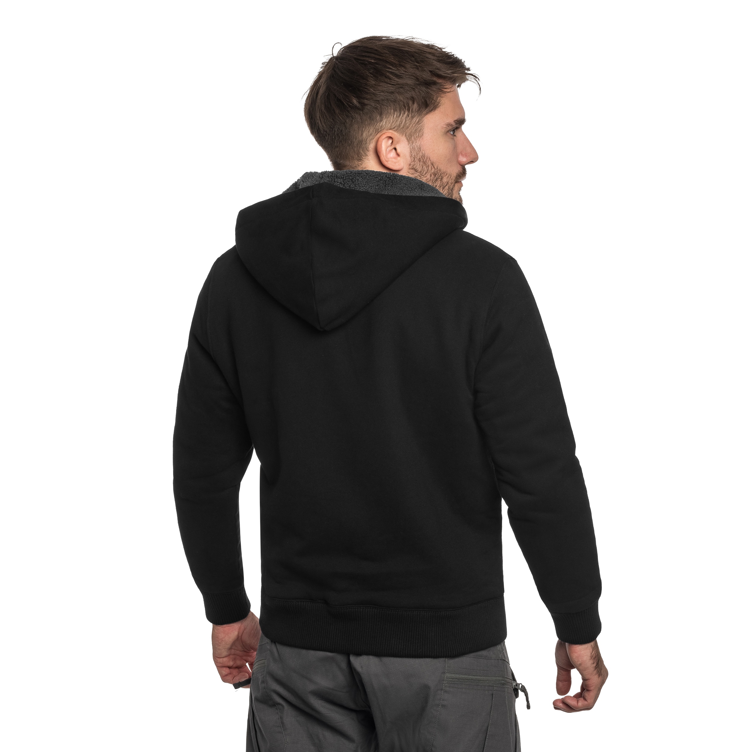 Alpha Industries Fleece Sherpa Hoodie - Black