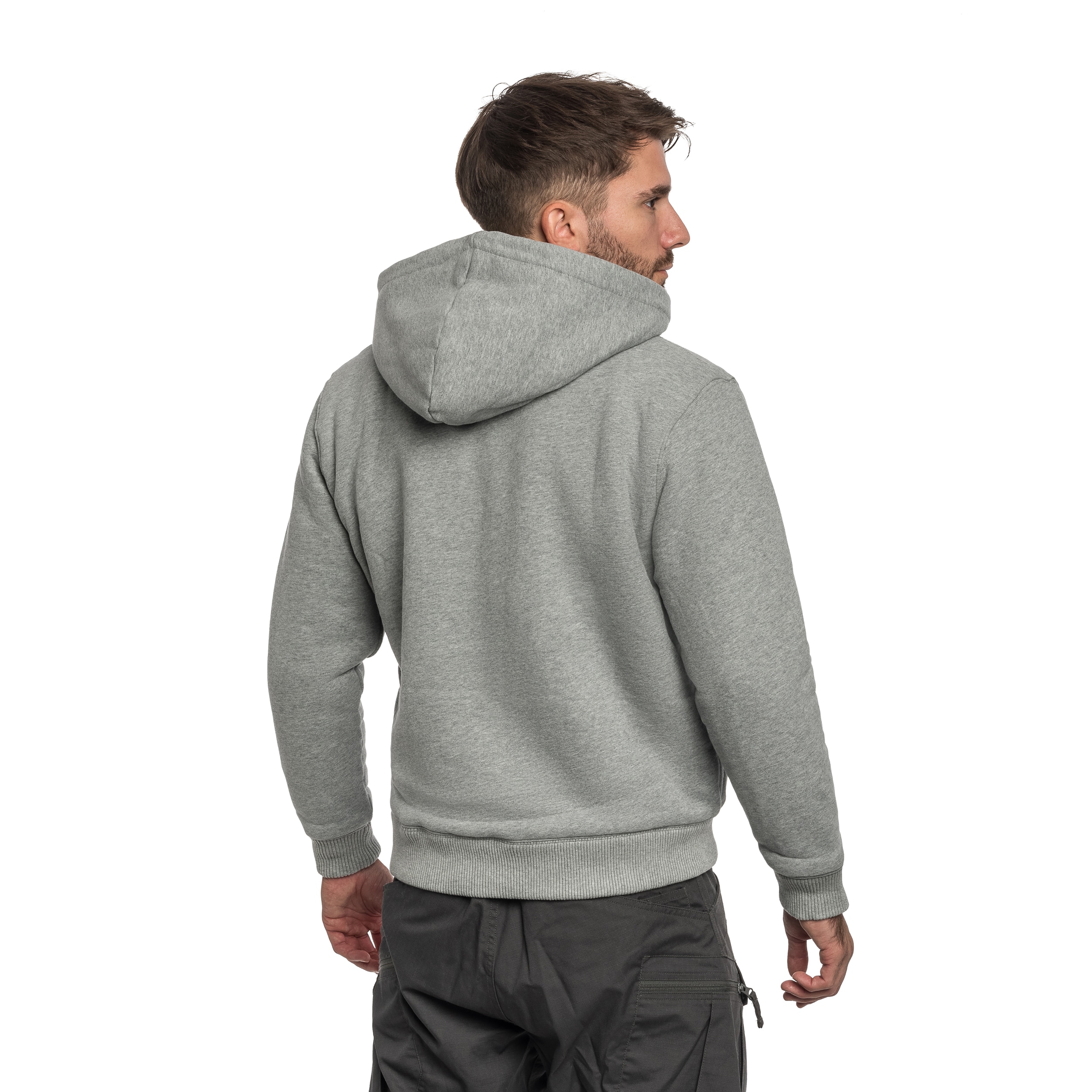 Худі Alpha Industries Fleece Sherpa - Grey Heather