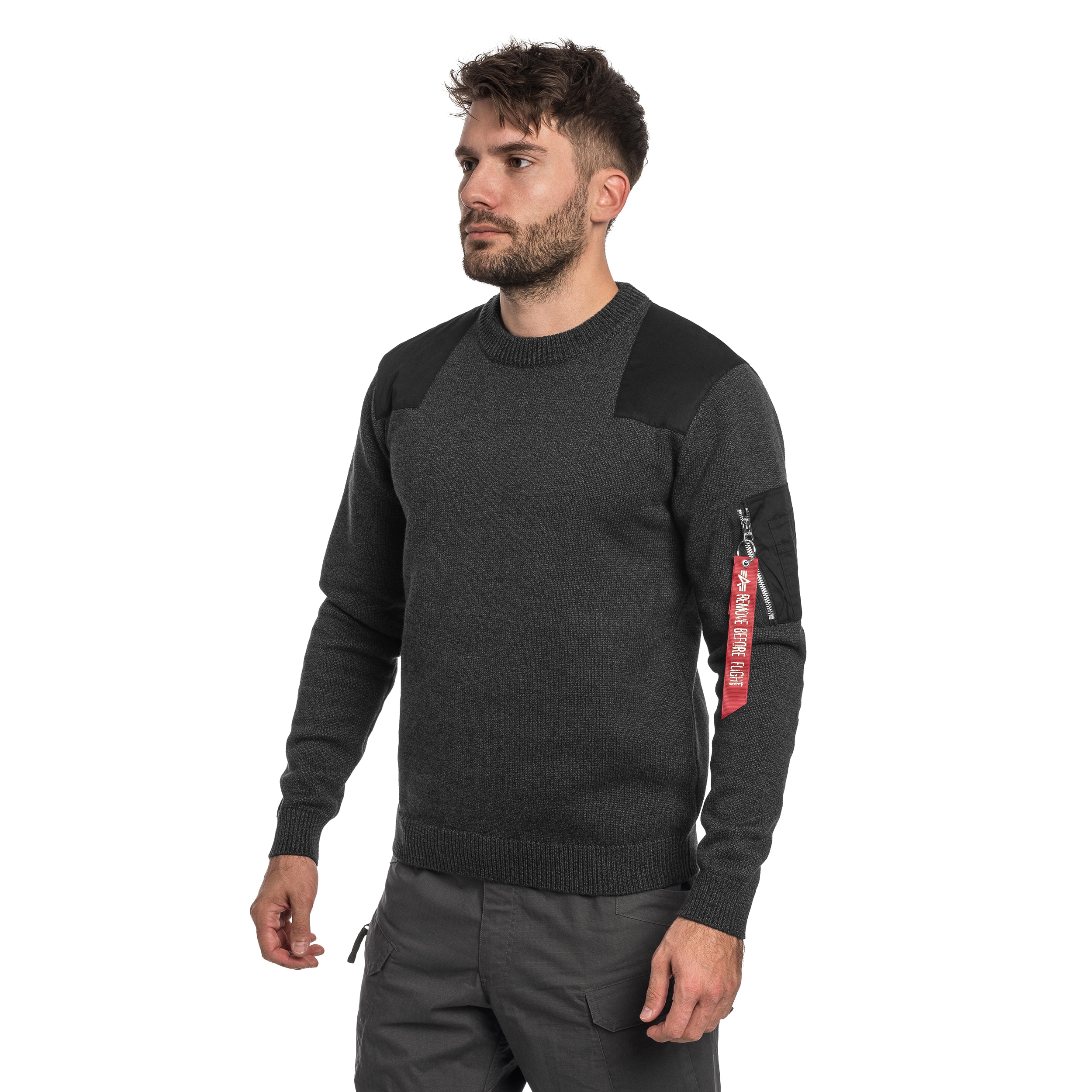 Светр Alpha Industries Knitted Utility - Black