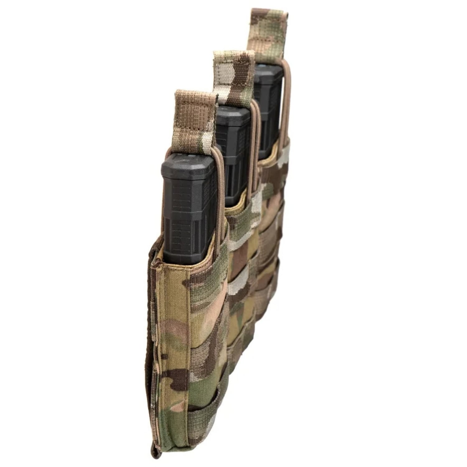 Potrójna ładownica Clawgear 5,56 mm Open Triple Mag Pouch Core na magazynki karabinowe - MultiCam