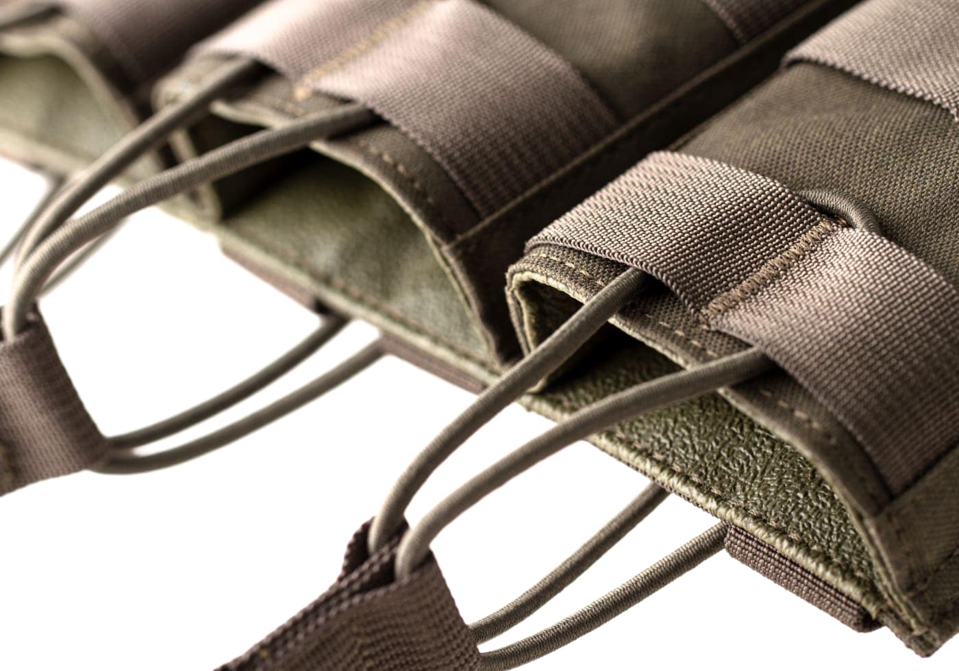 Clawgear 5,56 mm Open Triple Mag Pouch Core Triple Rifle Magazine Pouch - RAL 7013
