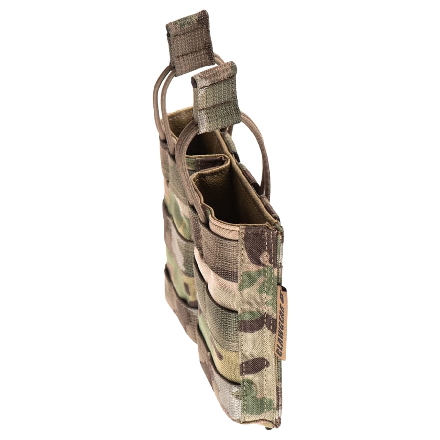 Podwójna ładownica Clawgear 5,56 mm Open Double Mag Pouch Core na magazynki karabinowe - MultiCam