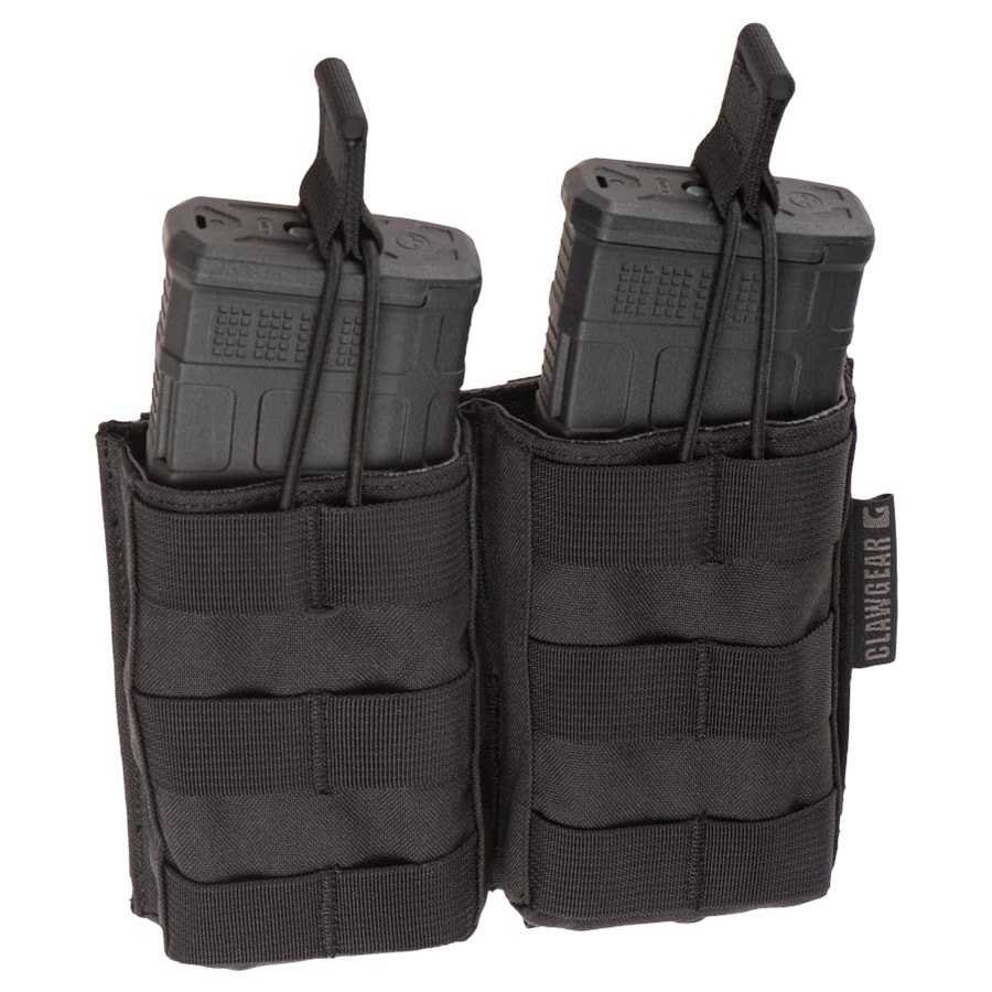 Podwójna ładownica Clawgear 5,56 mm Open Double Mag Pouch Core na magazynki karabinowe - Black