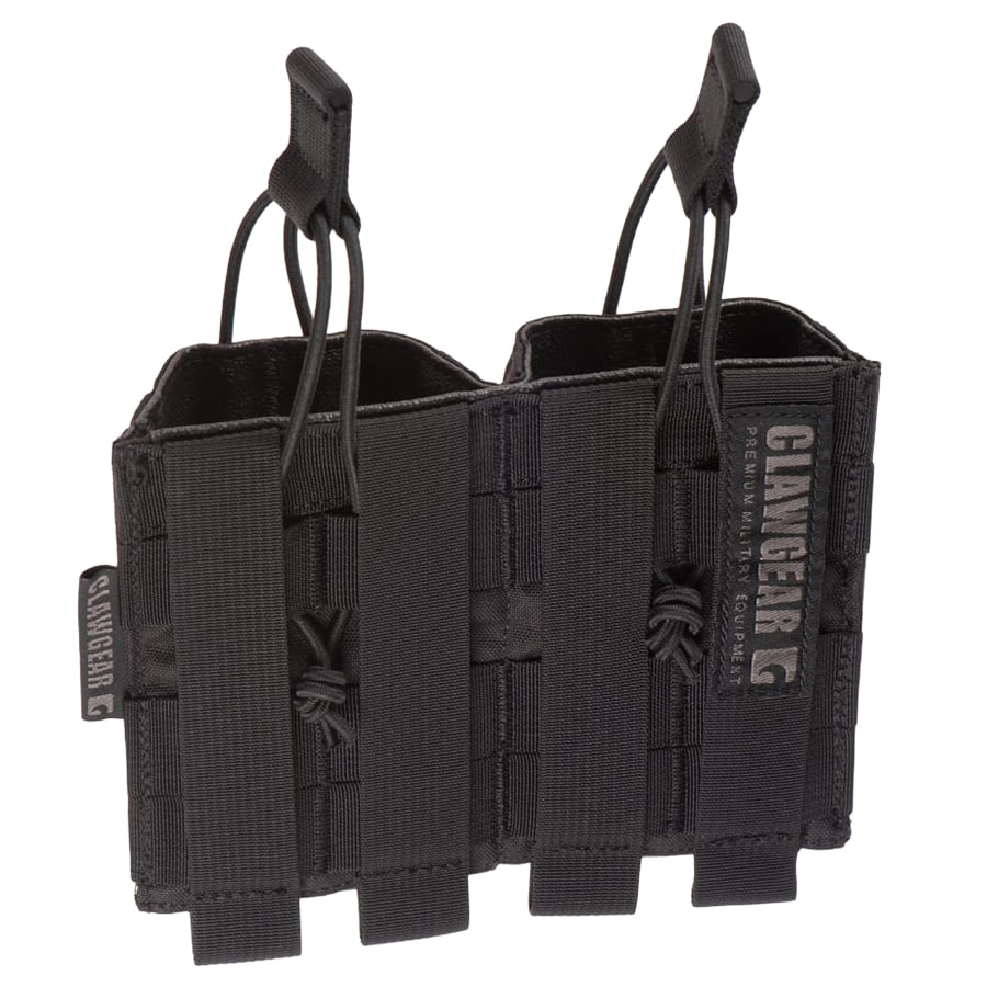 Podwójna ładownica Clawgear 5,56 mm Open Double Mag Pouch Core na magazynki karabinowe - Black