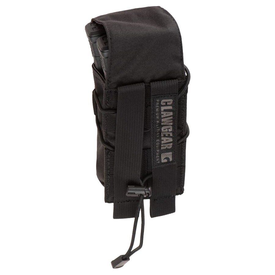 Ładownica Clawgear 5,56 mm Mag Stack Single Flap Pouch Core na magazynki karabinowe - Black