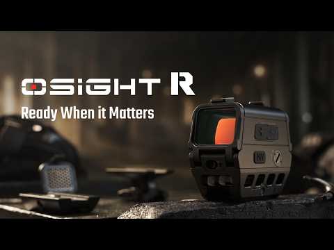 Osight R Red Dot Sight 2 MOA Dot & 65 MOA Circle - Black