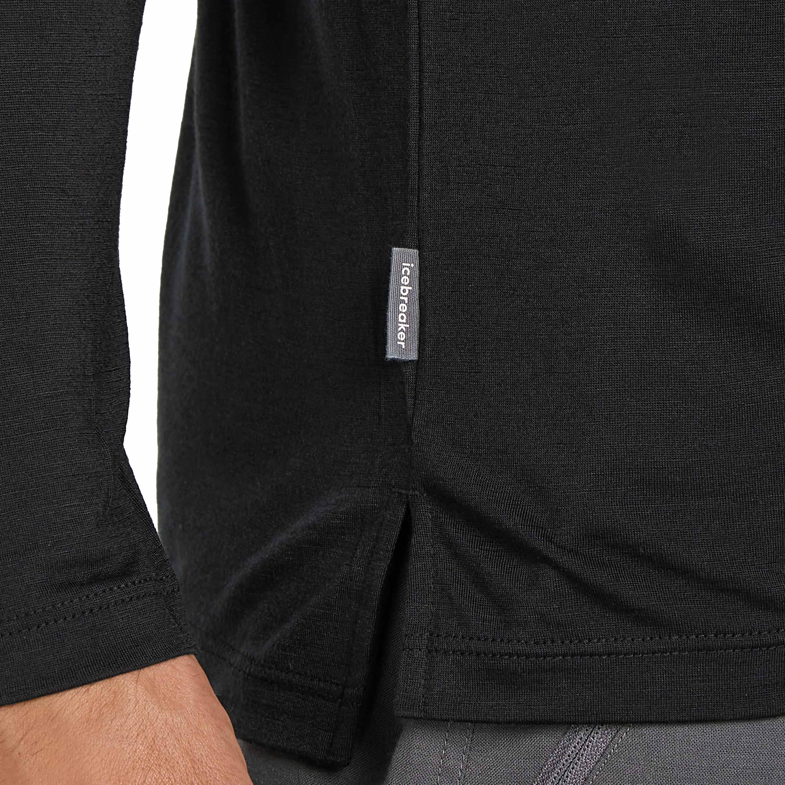 Koszulka termoaktywna Icebreaker Merino 125 Cool-Lite Sphere III Long Sleeve - Black