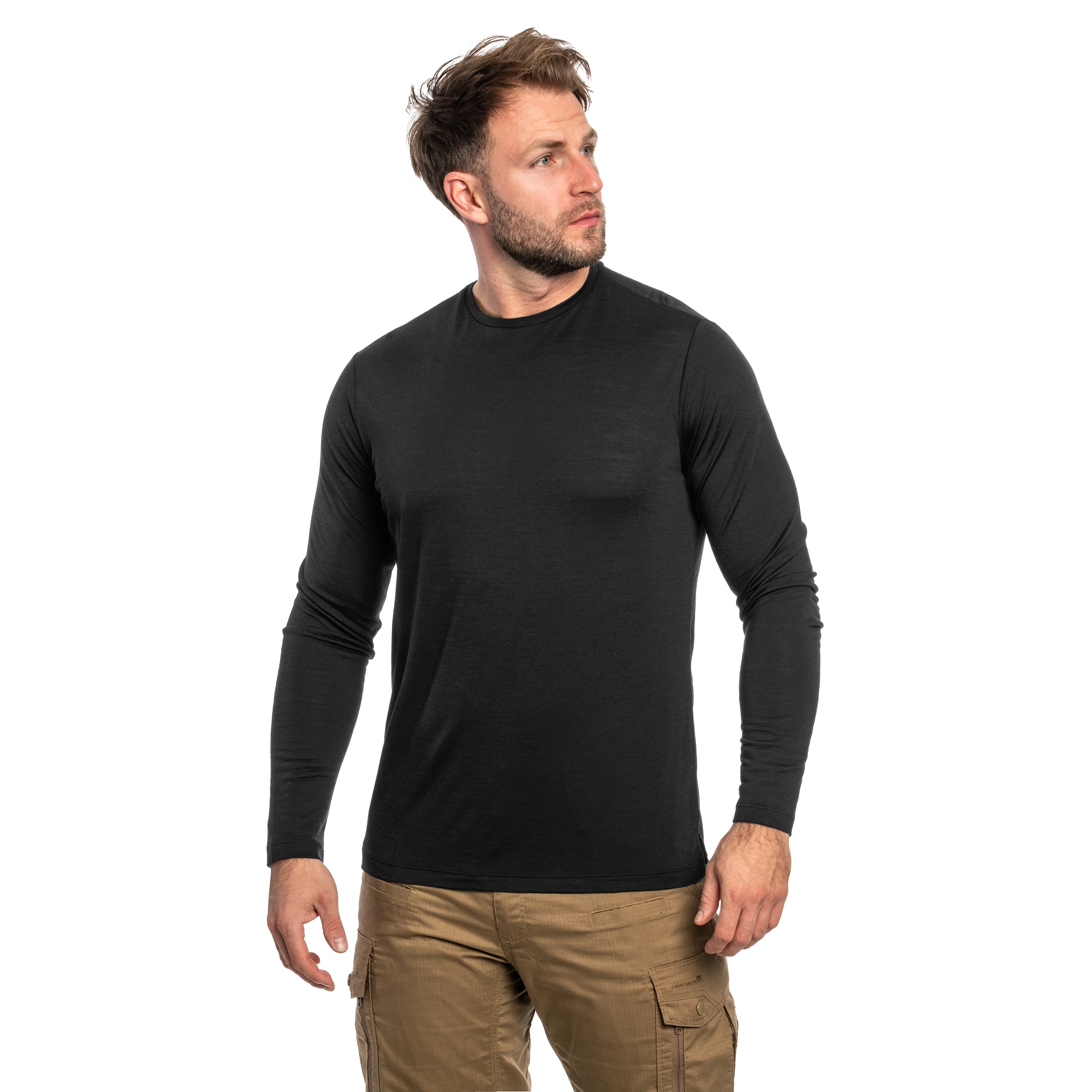 Koszulka termoaktywna Icebreaker Merino 125 Cool-Lite Sphere III Long Sleeve - Black