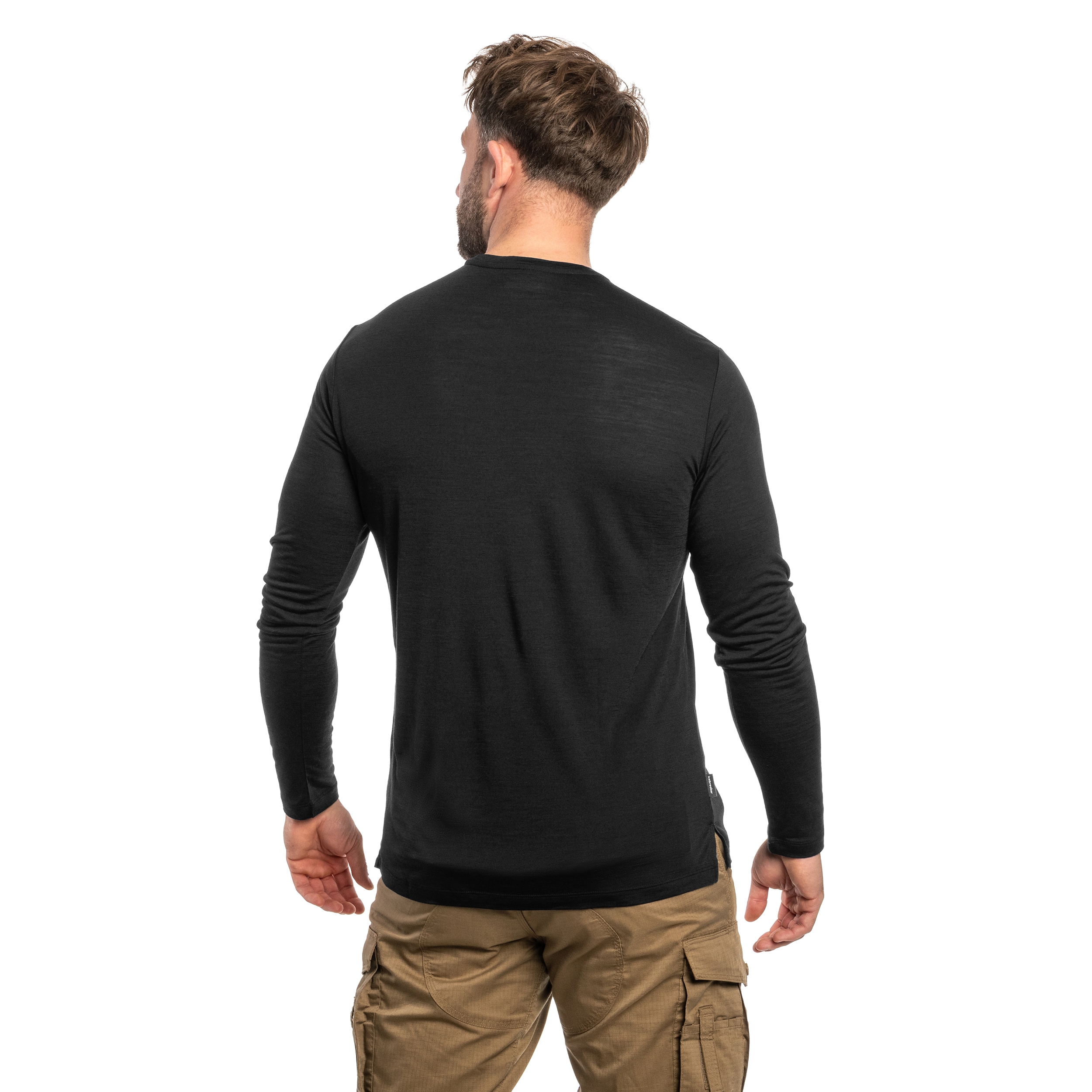 Koszulka termoaktywna Icebreaker Merino 125 Cool-Lite Sphere III Long Sleeve - Black