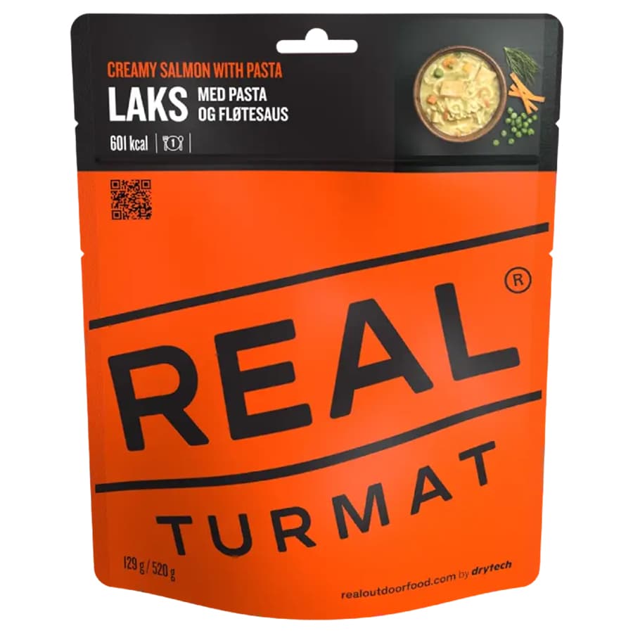 Żywność liofilizowana Real Turmat Kremowy Łosoś Z Makaronem 129 g/601 kcal
