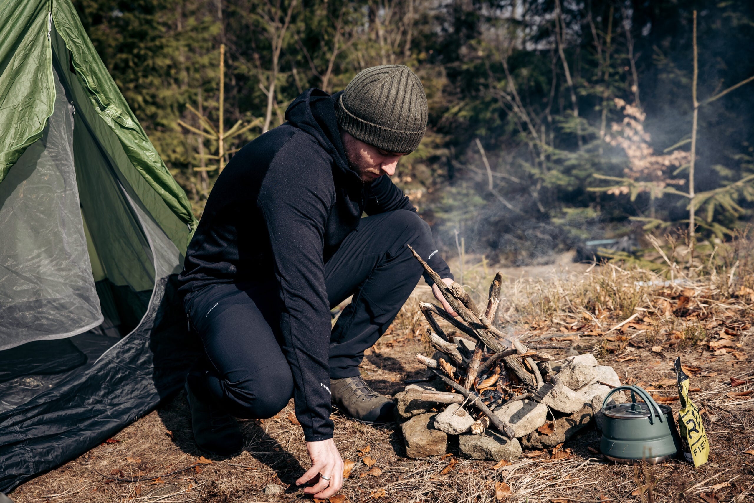 Spodnie Viking Trek Pro 2.5 Man - Czarne