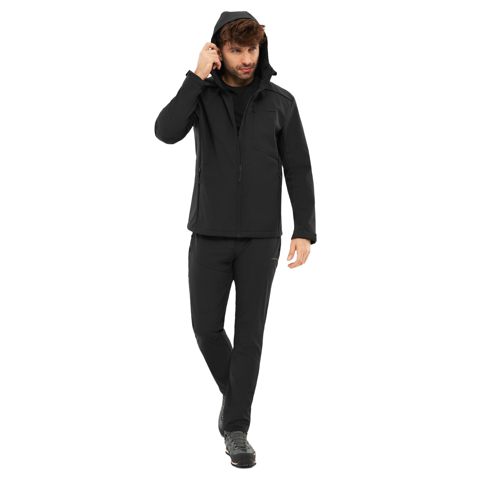 Kurtka Viking Kerns Man Softshell - Black