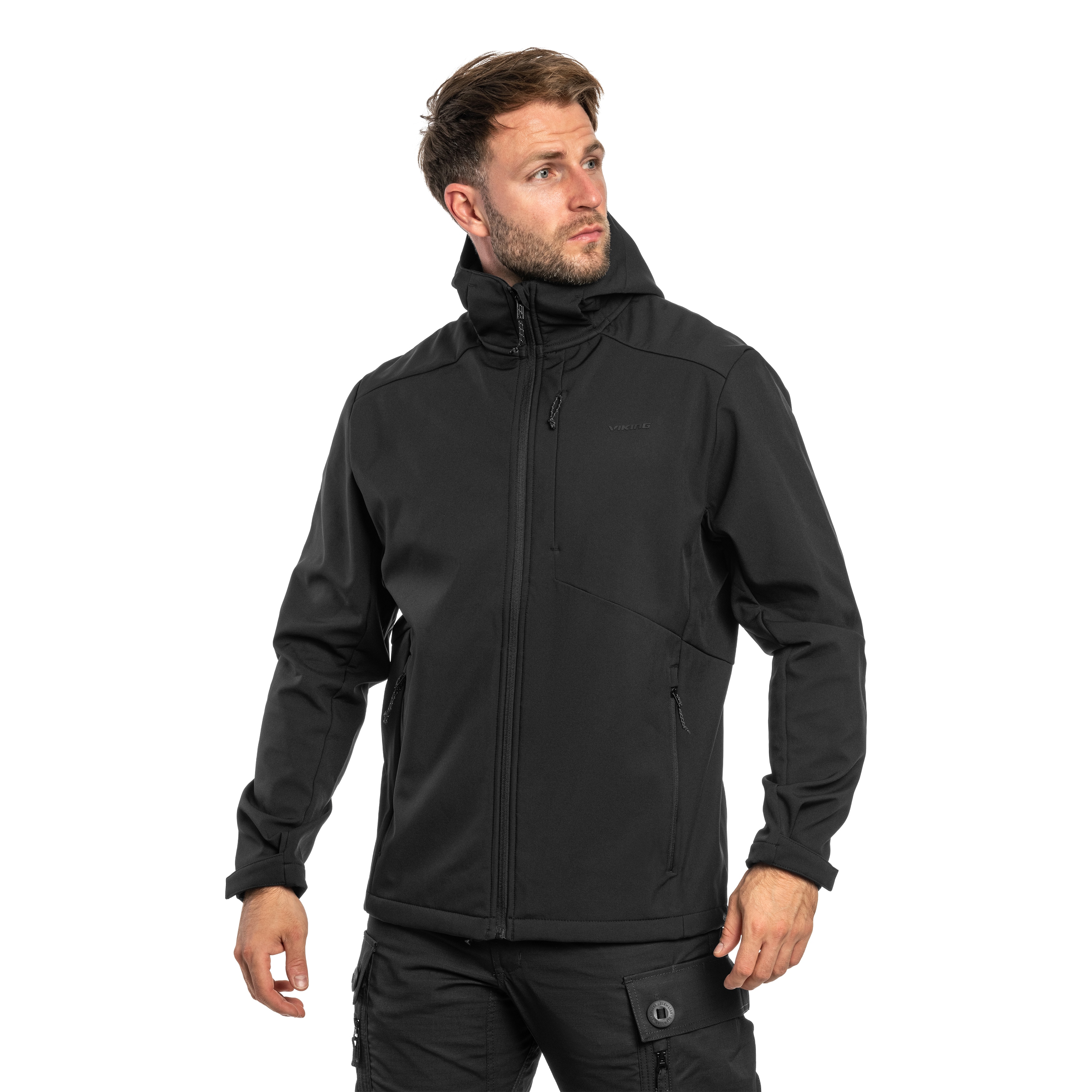 Kurtka Viking Kerns Man Softshell - Black