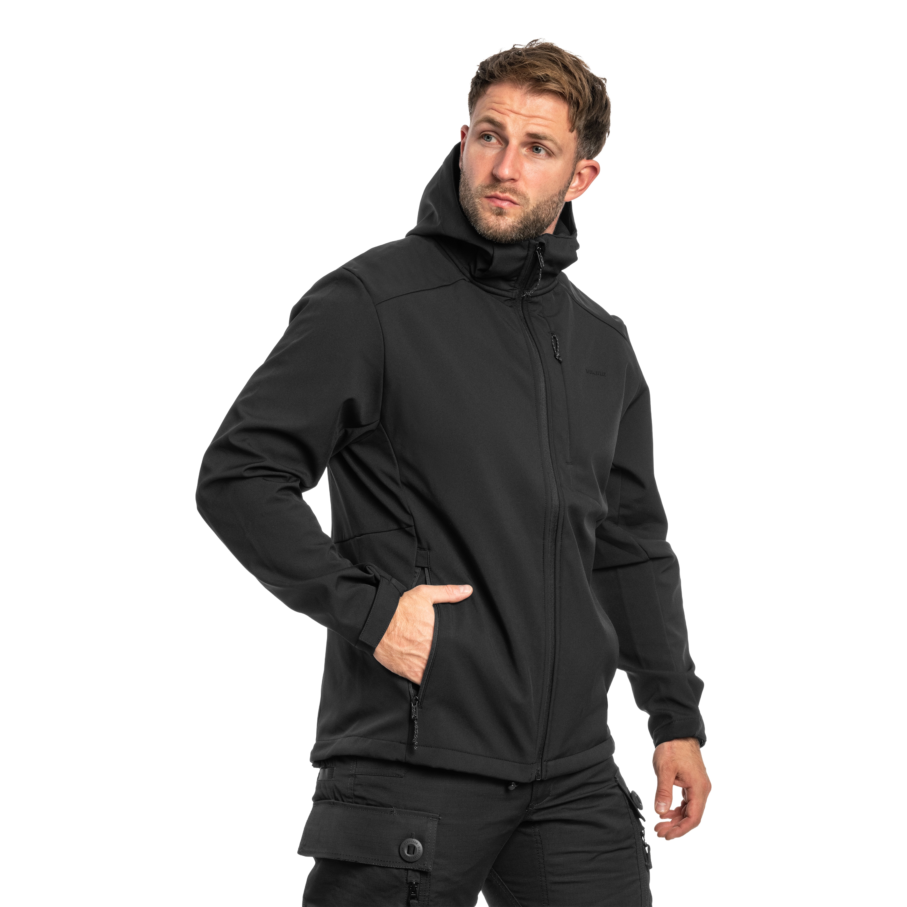 Kurtka Viking Kerns Man Softshell - Black